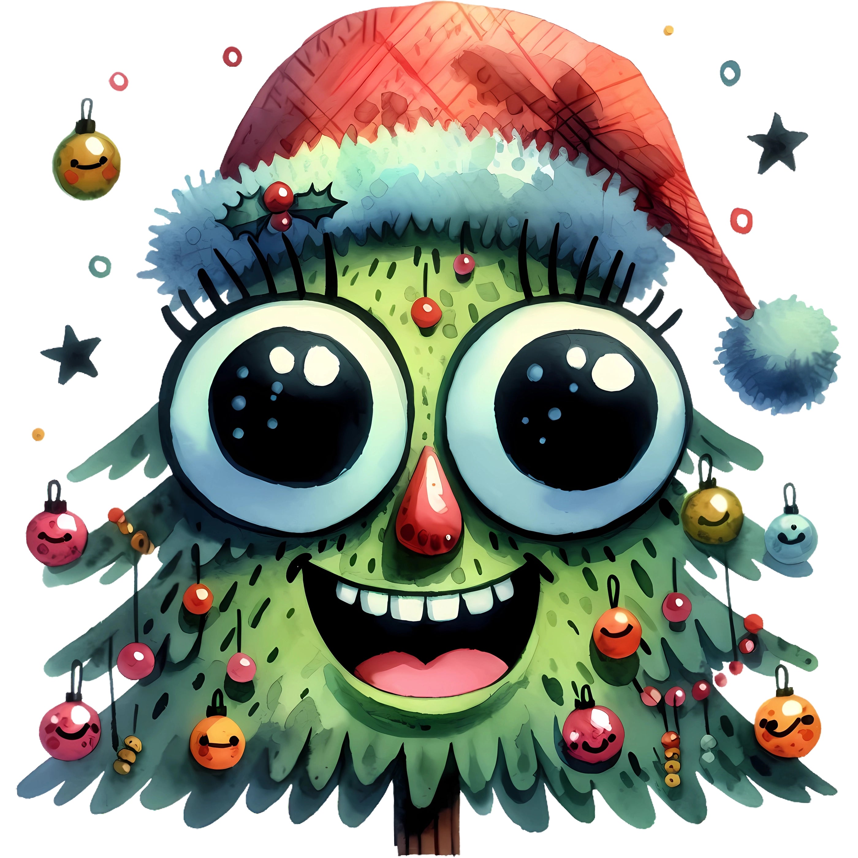 Bügelbild Weihnachtsbaum Tannenwitz