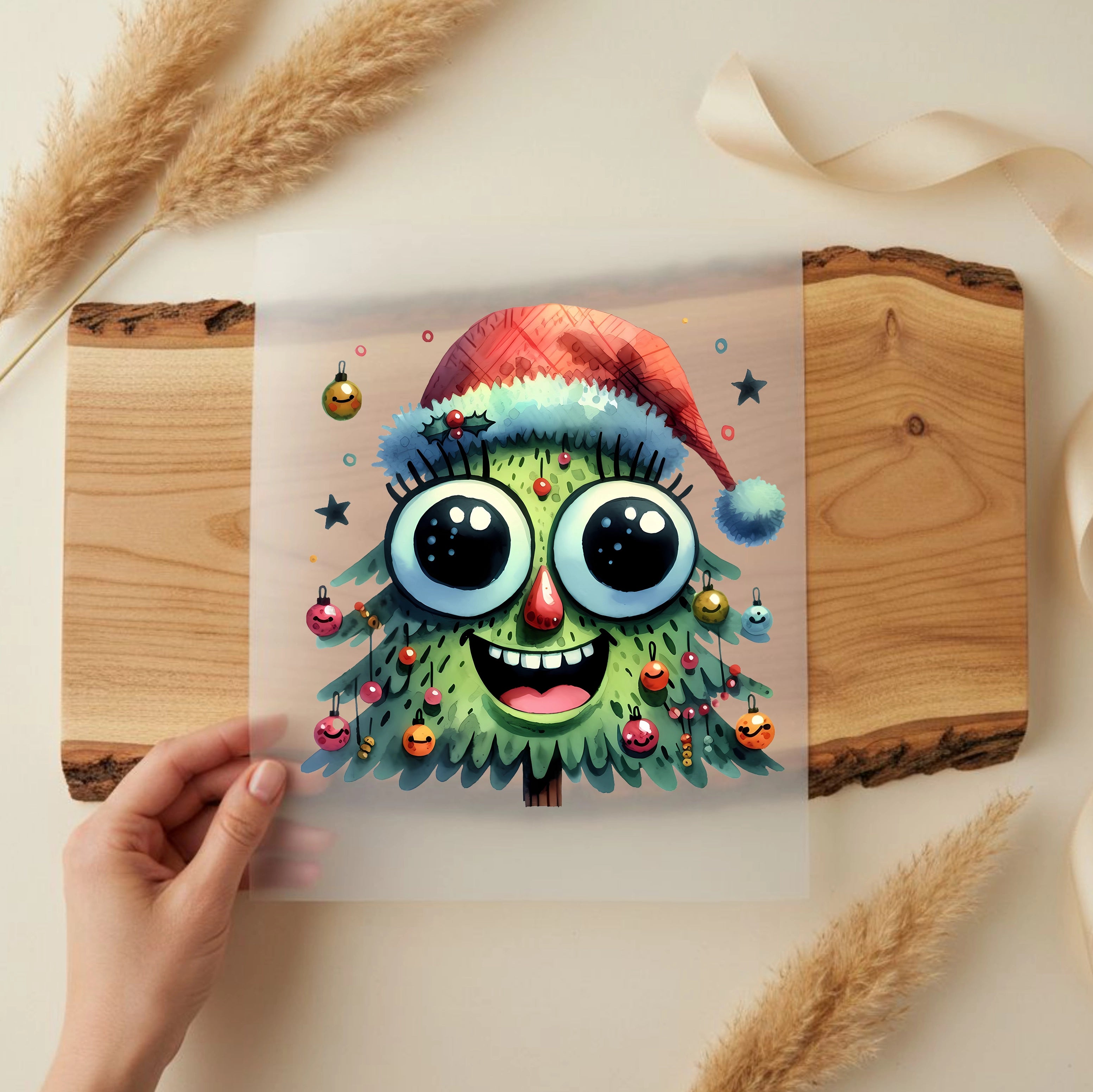 Bügelbild Weihnachtsbaum Tannenwitz