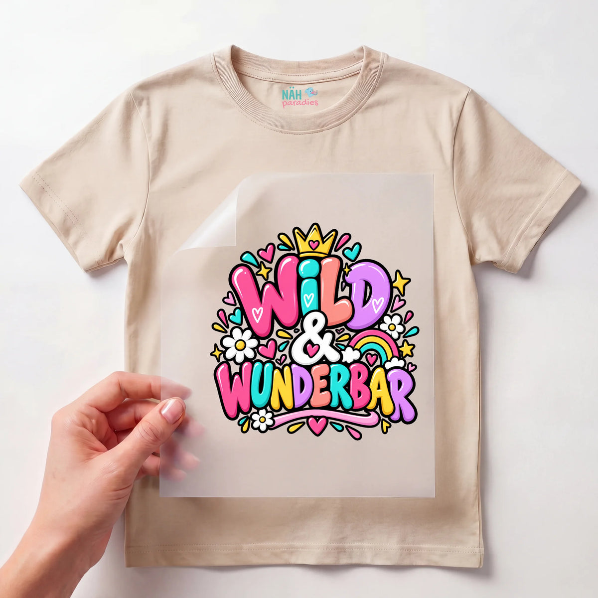 Bügelbild Wild und Wunderbar Blumen