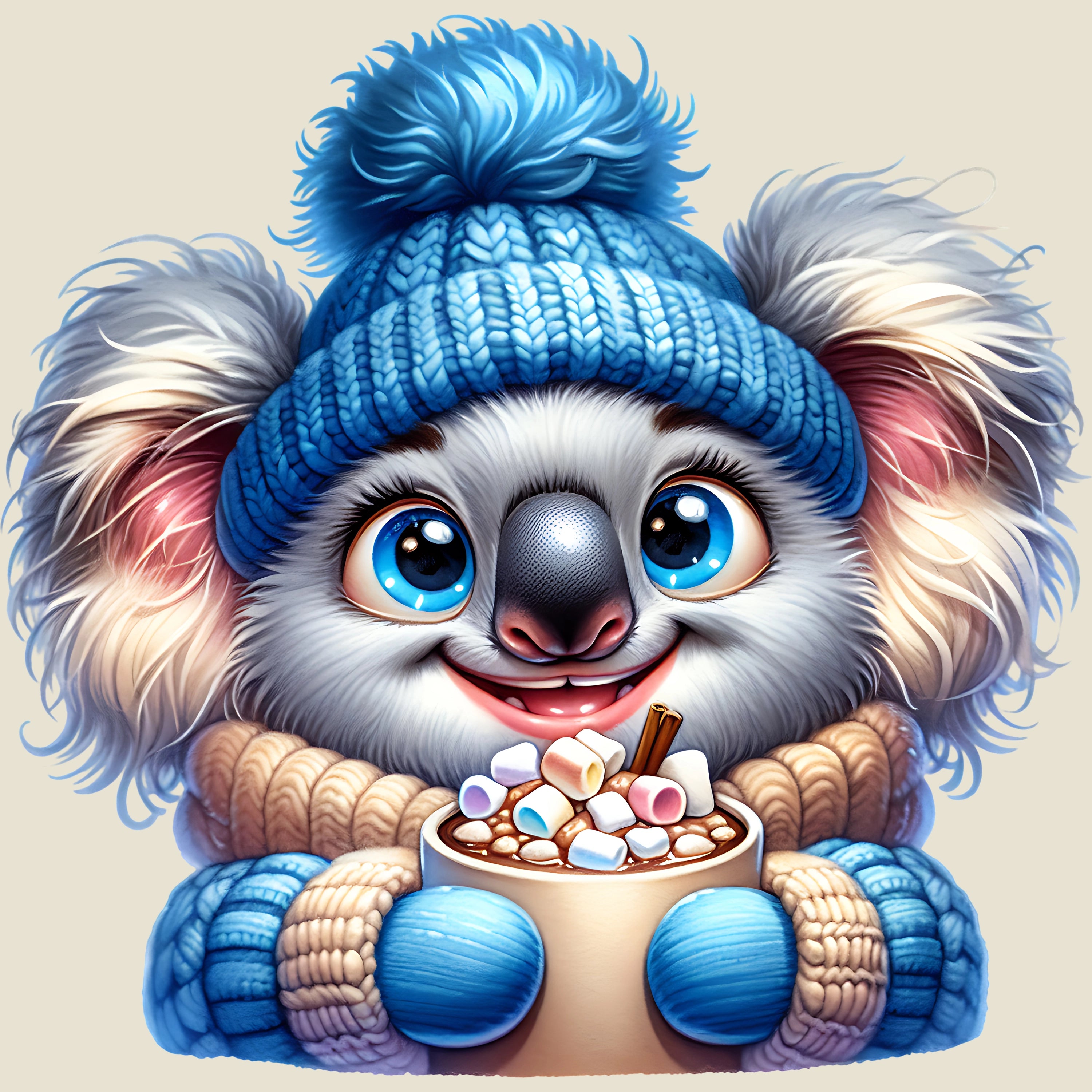Bügelbild Winter Koala Louis