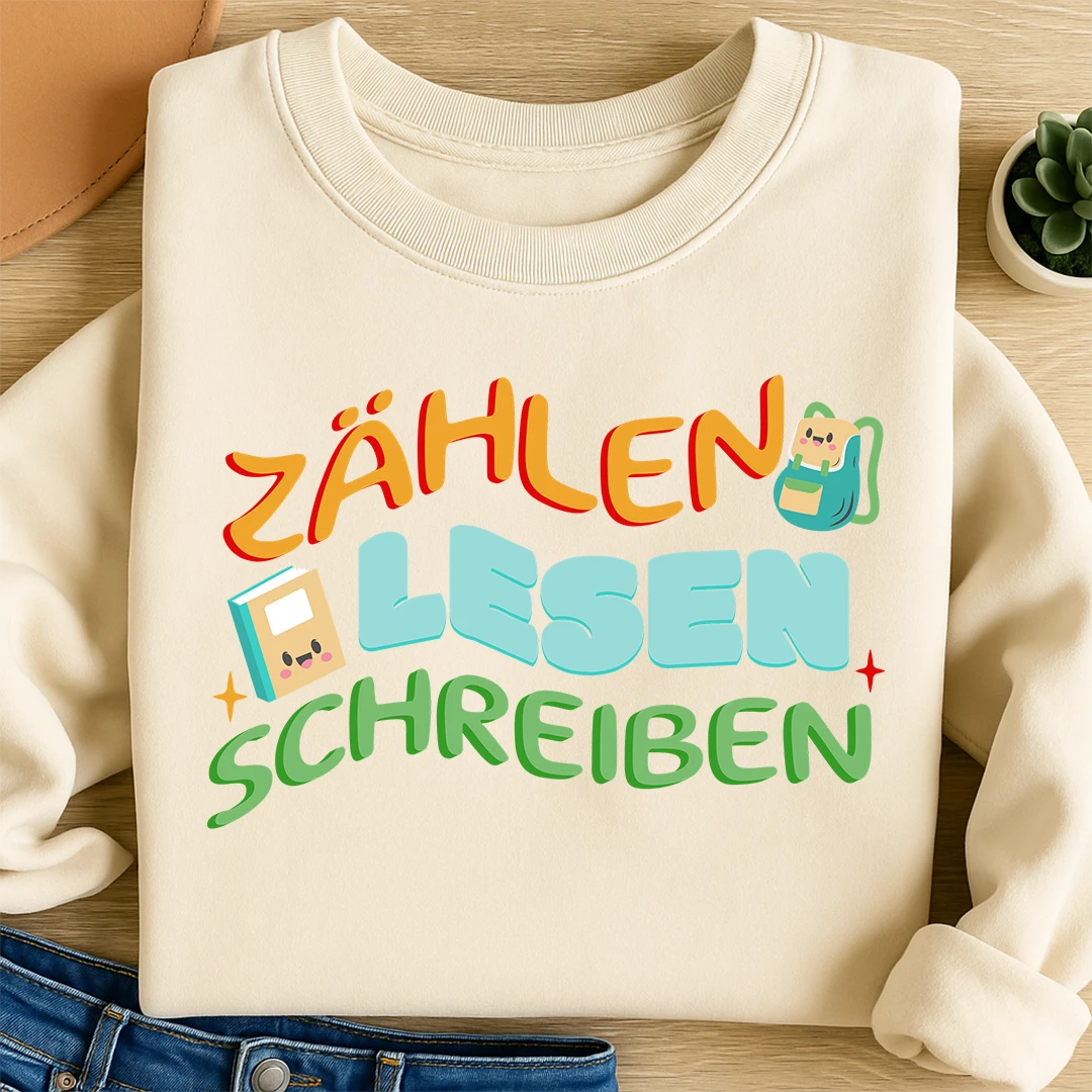 Bügelbild Zählen Lesen Schreiben
