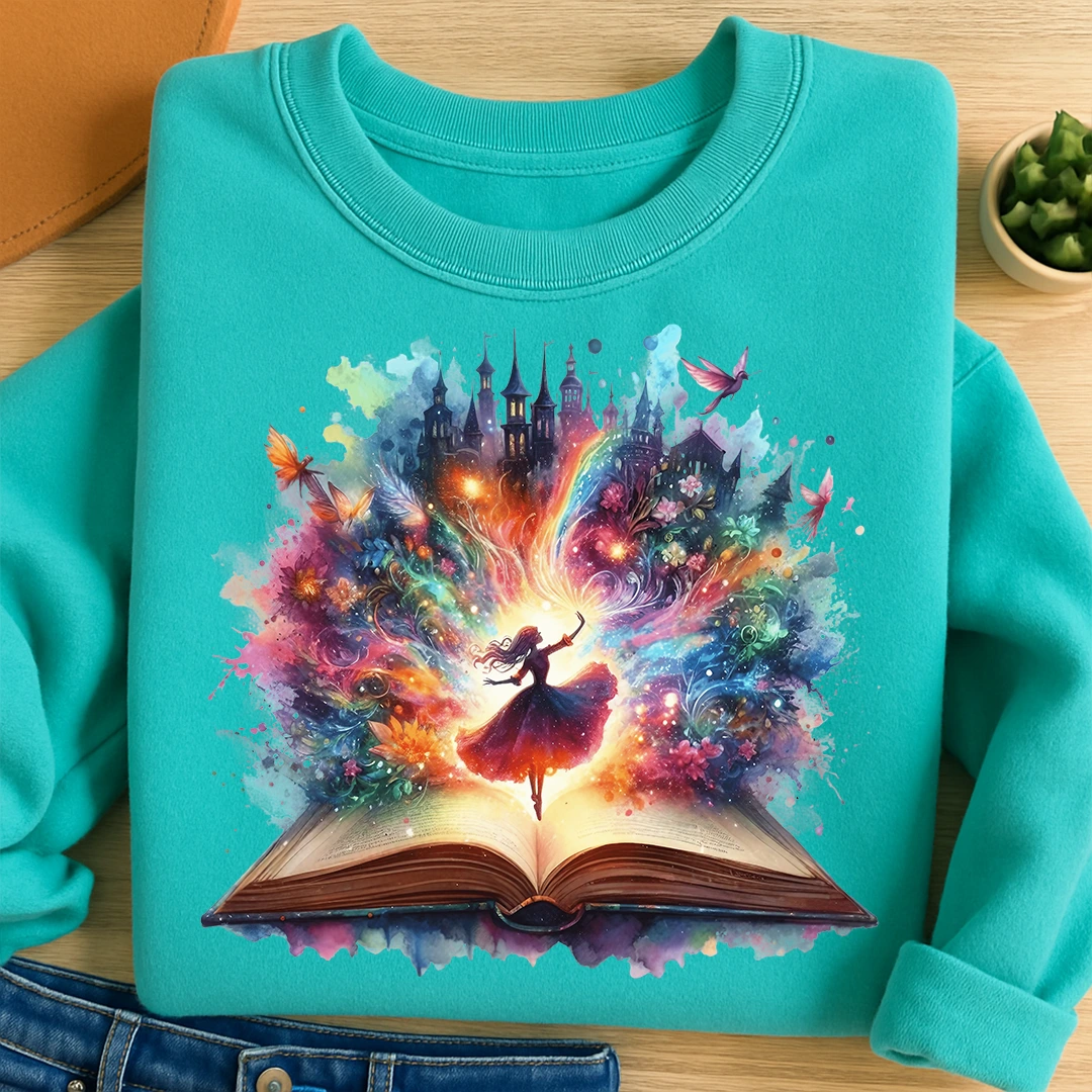 Bügelbild Zauberbuch Fiora Märchenschrift
