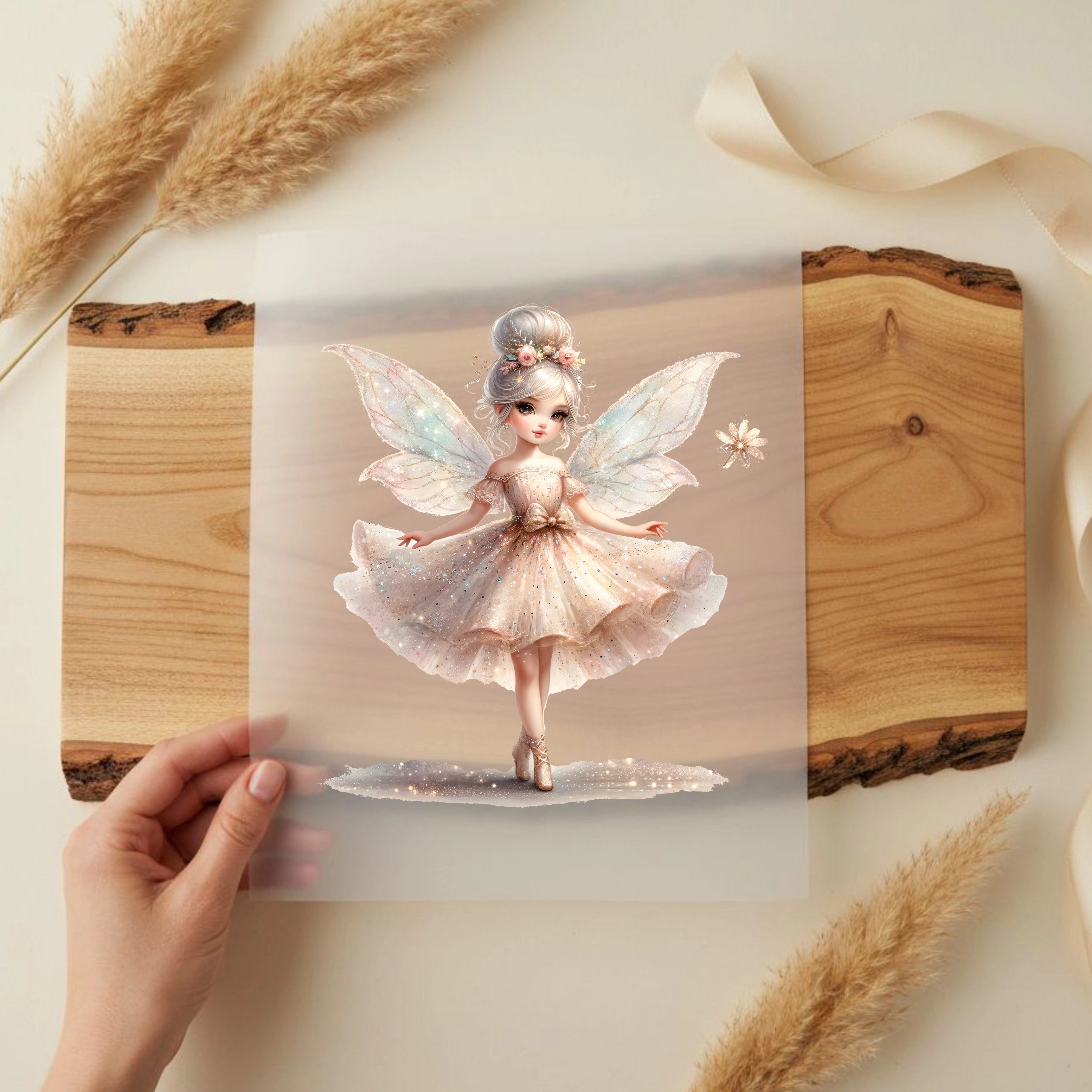 Bügelbild Zauberhafte Fee Glitterina