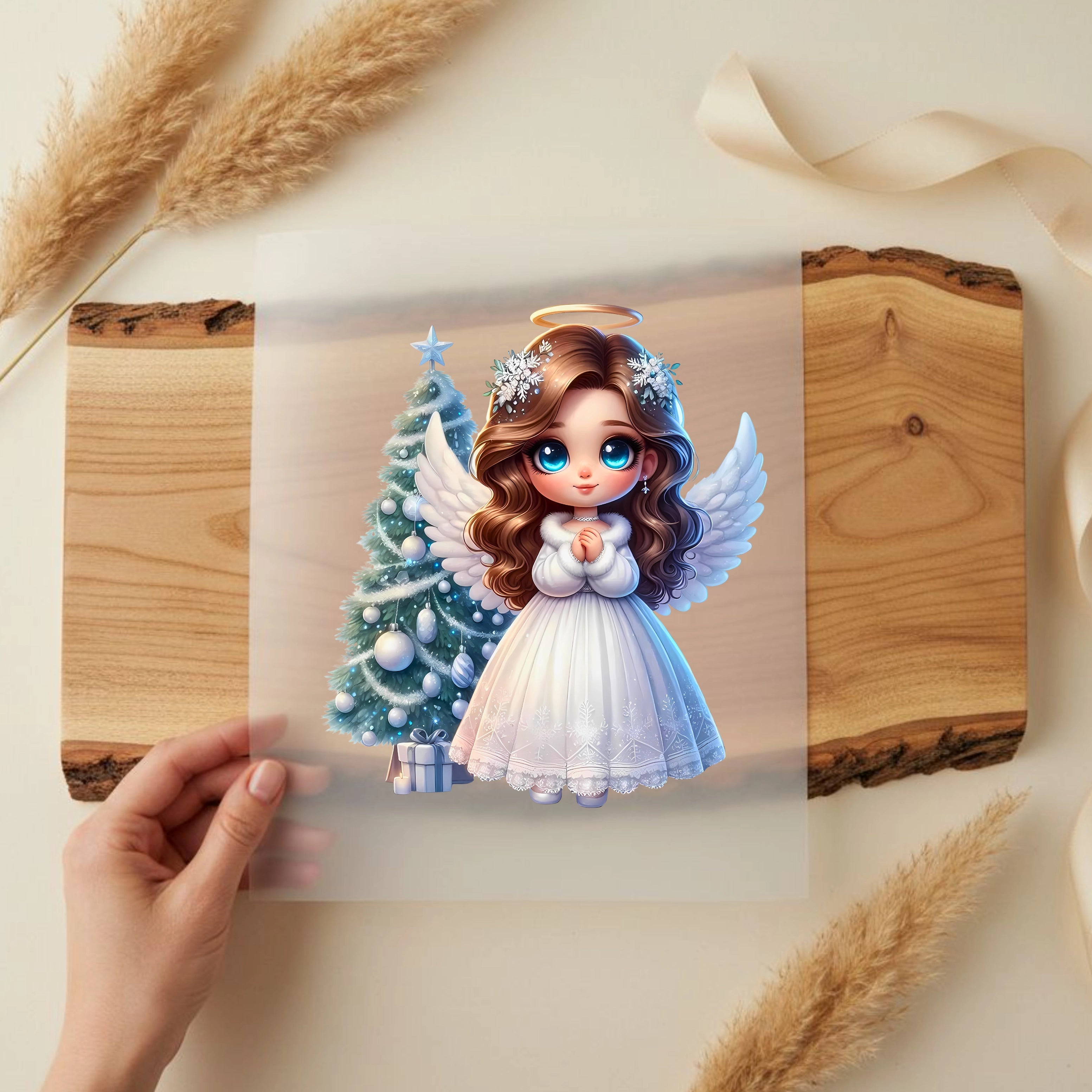 Bügelbild Zuckersüßer Weihnachts Engel