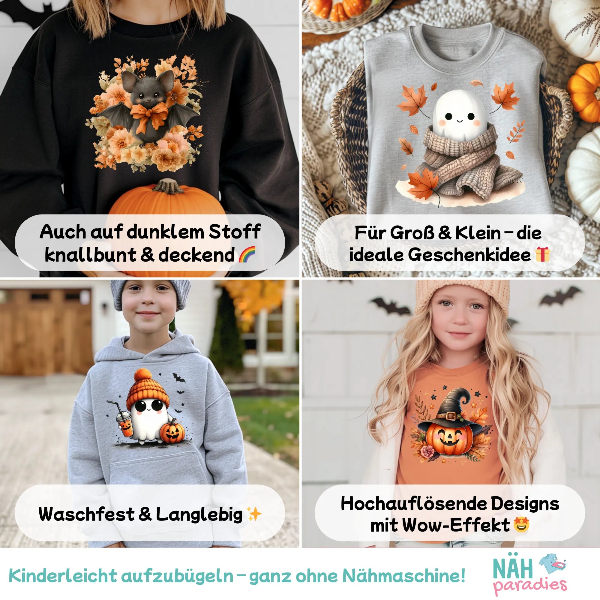 Bügelbilder Halloween Starter-Set