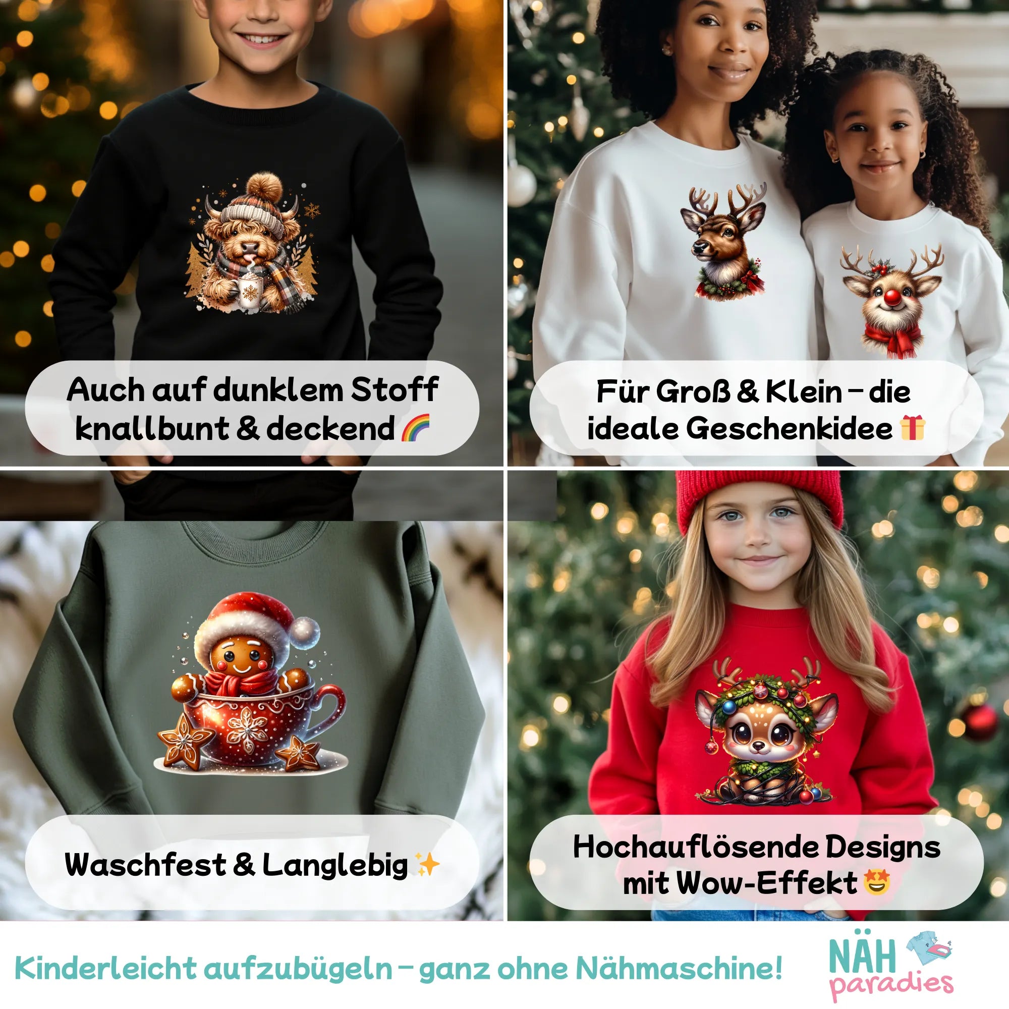 Bügelbilder Weihnachts Starter-Set