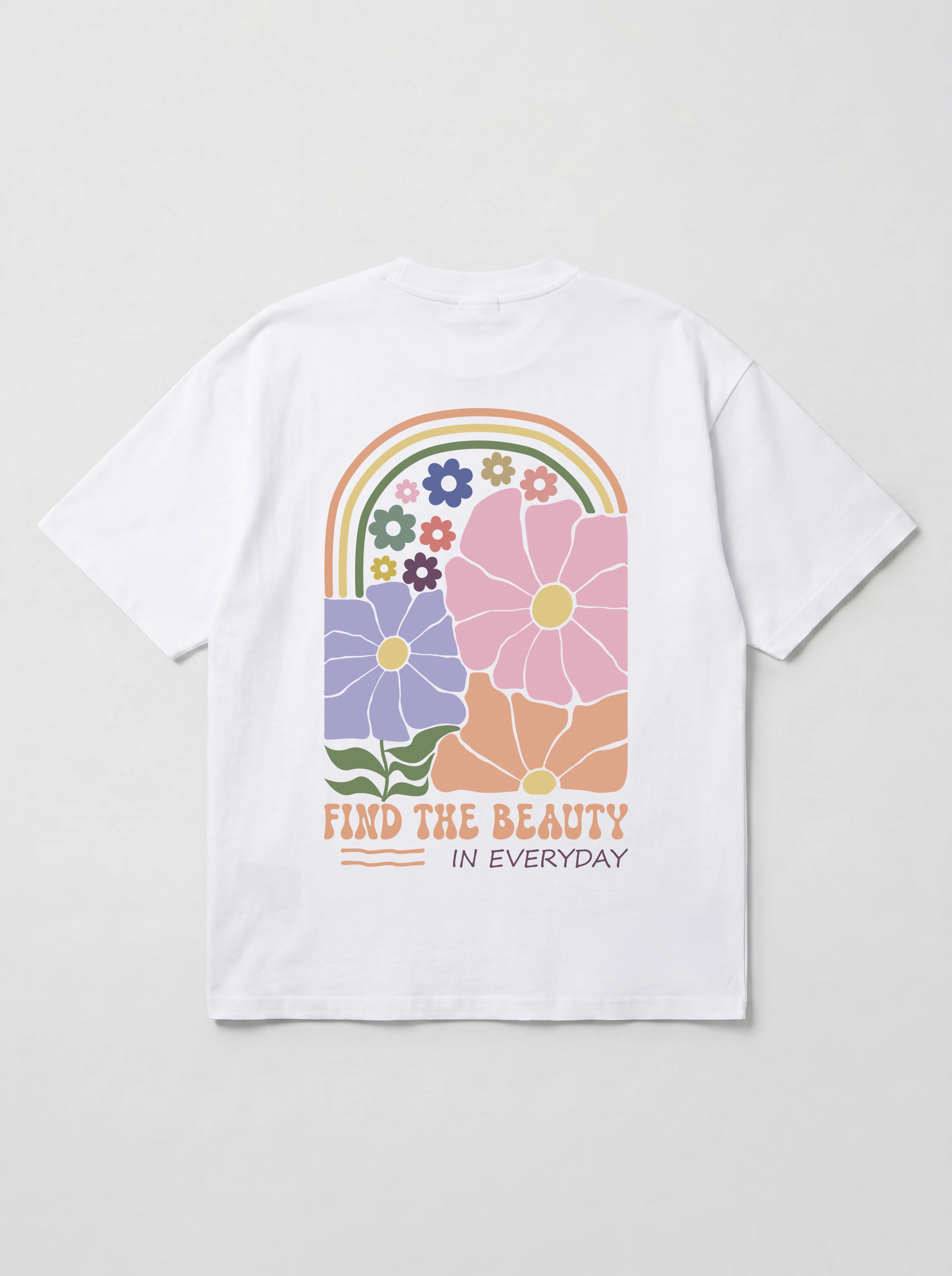 FIND THE BEAUTY IN EVERYDAY - OVERSIZED SHIRT BACKPRINT