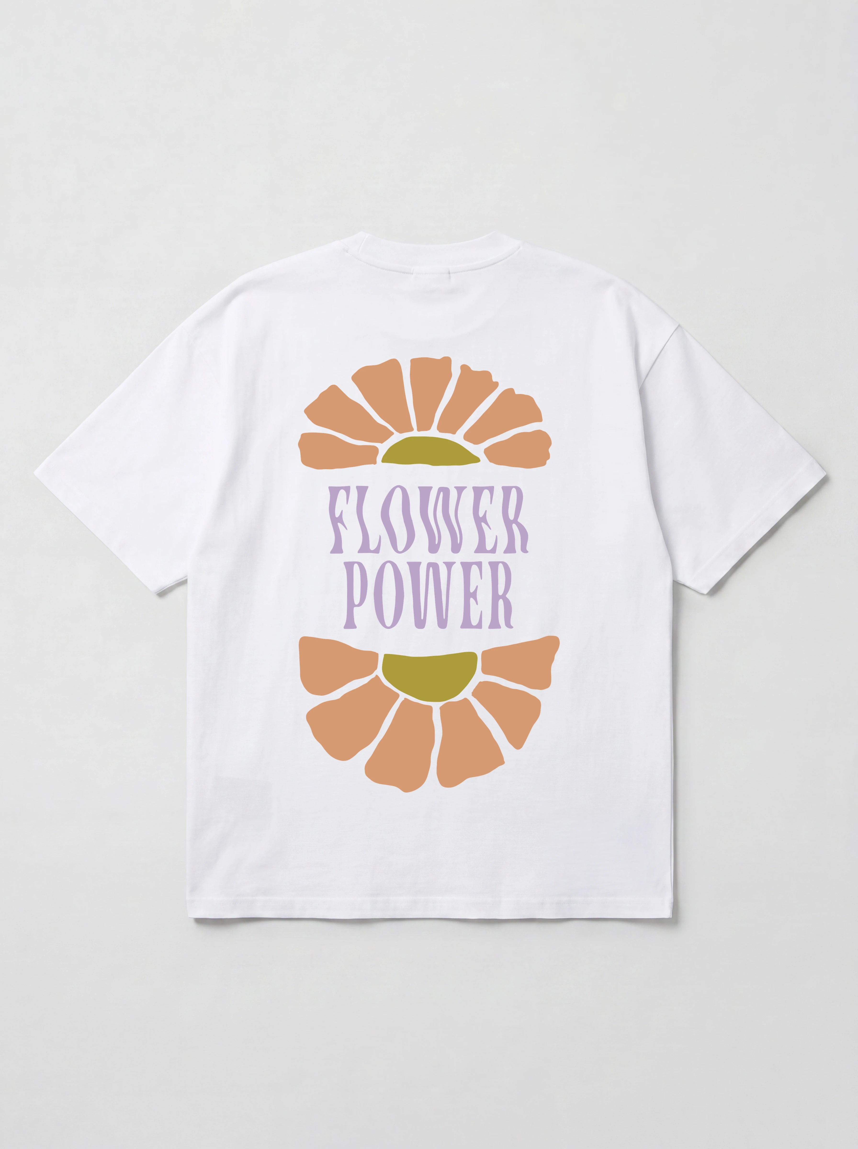 FLOWER POWER - OVERSIZED SHIRT BACKPRINT