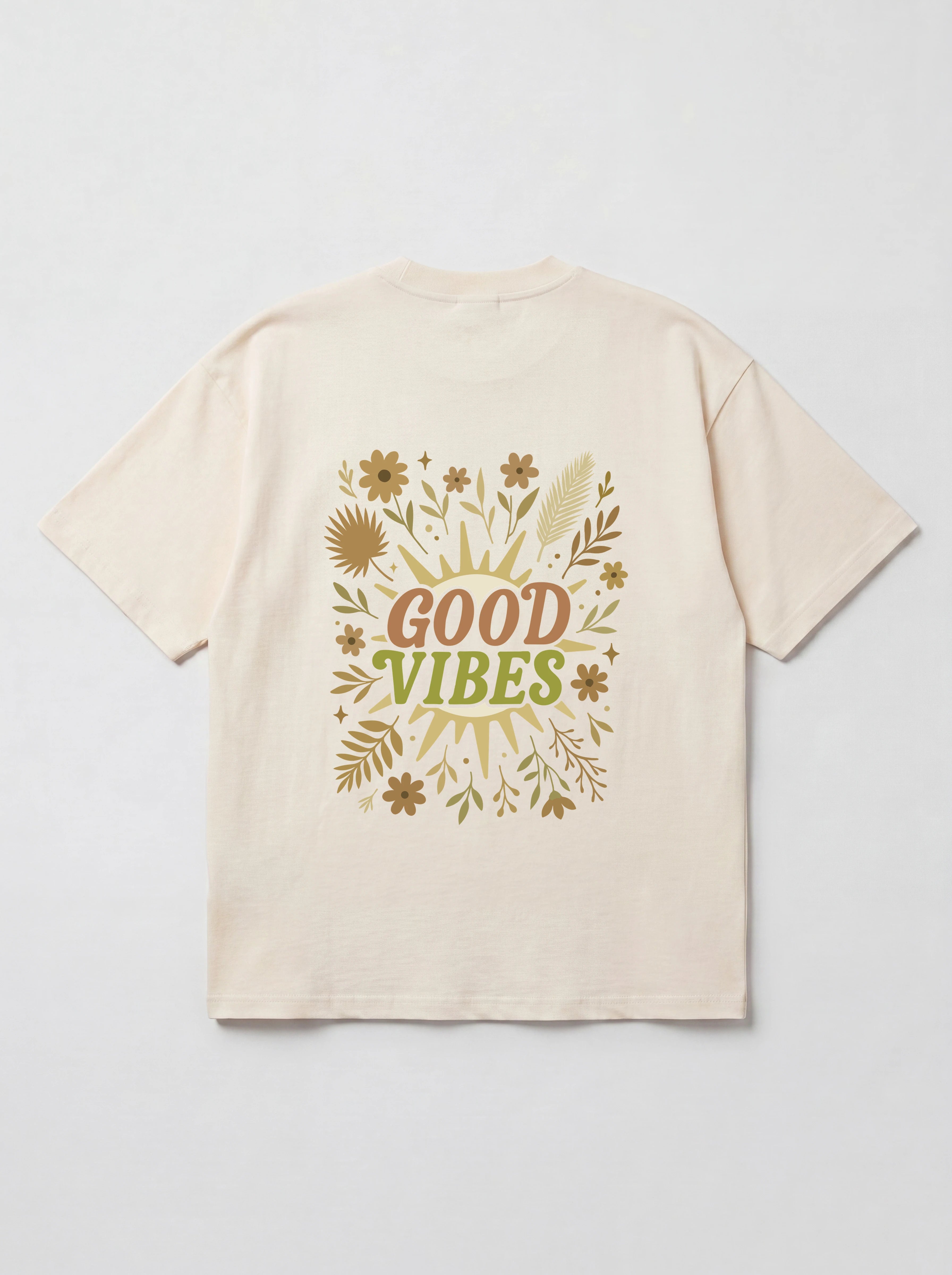 GOOD VIBES - OVERSIZED SHIRT BACKPRINT