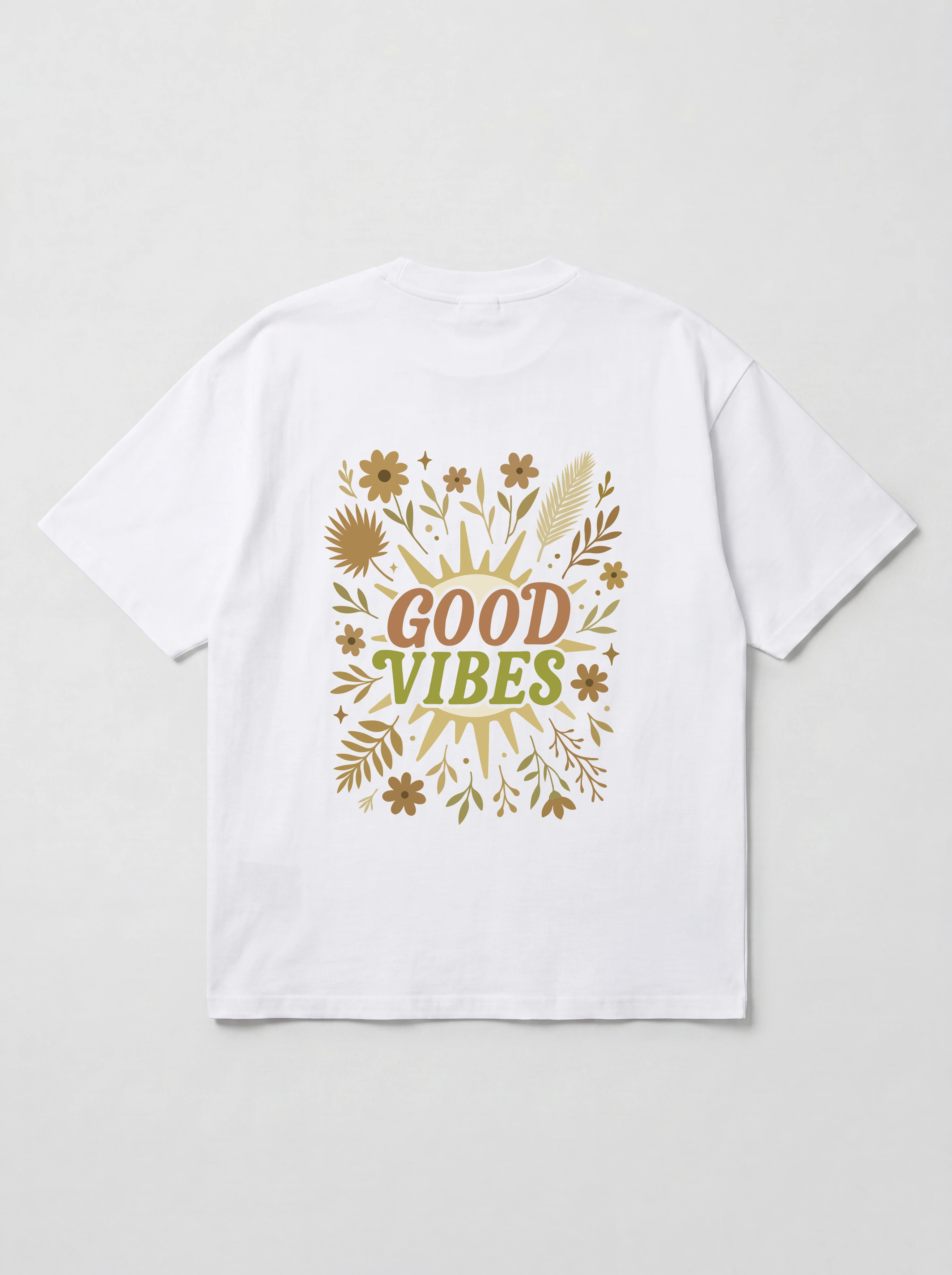 GOOD VIBES - OVERSIZED SHIRT BACKPRINT