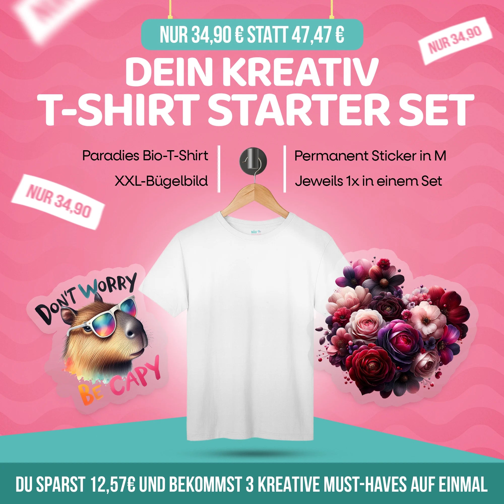 Kreativ T-shirt Starter Set