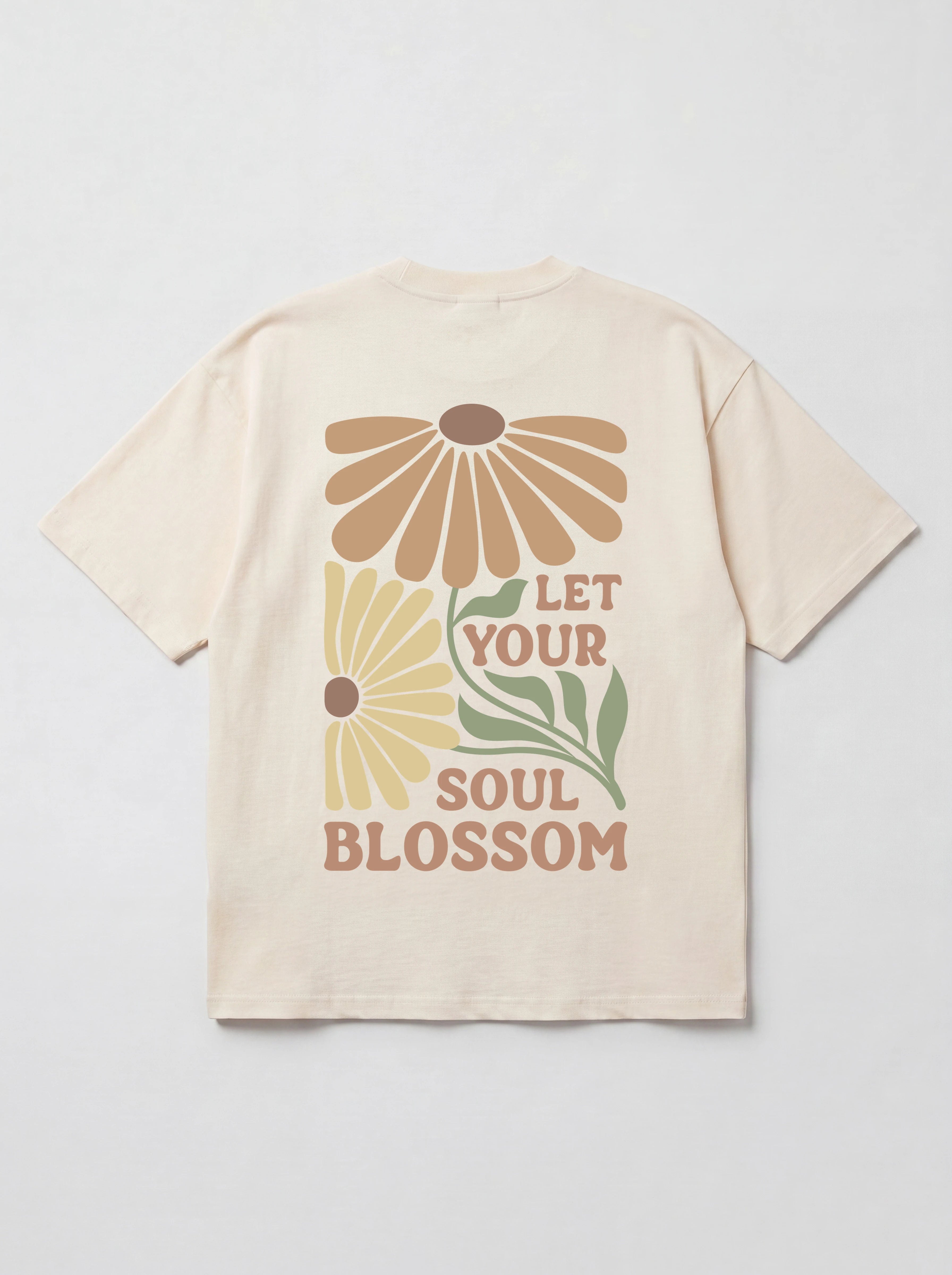 LET YOUR SOUL BLOSSOM - OVERSIZED SHIRT BACKPRINT