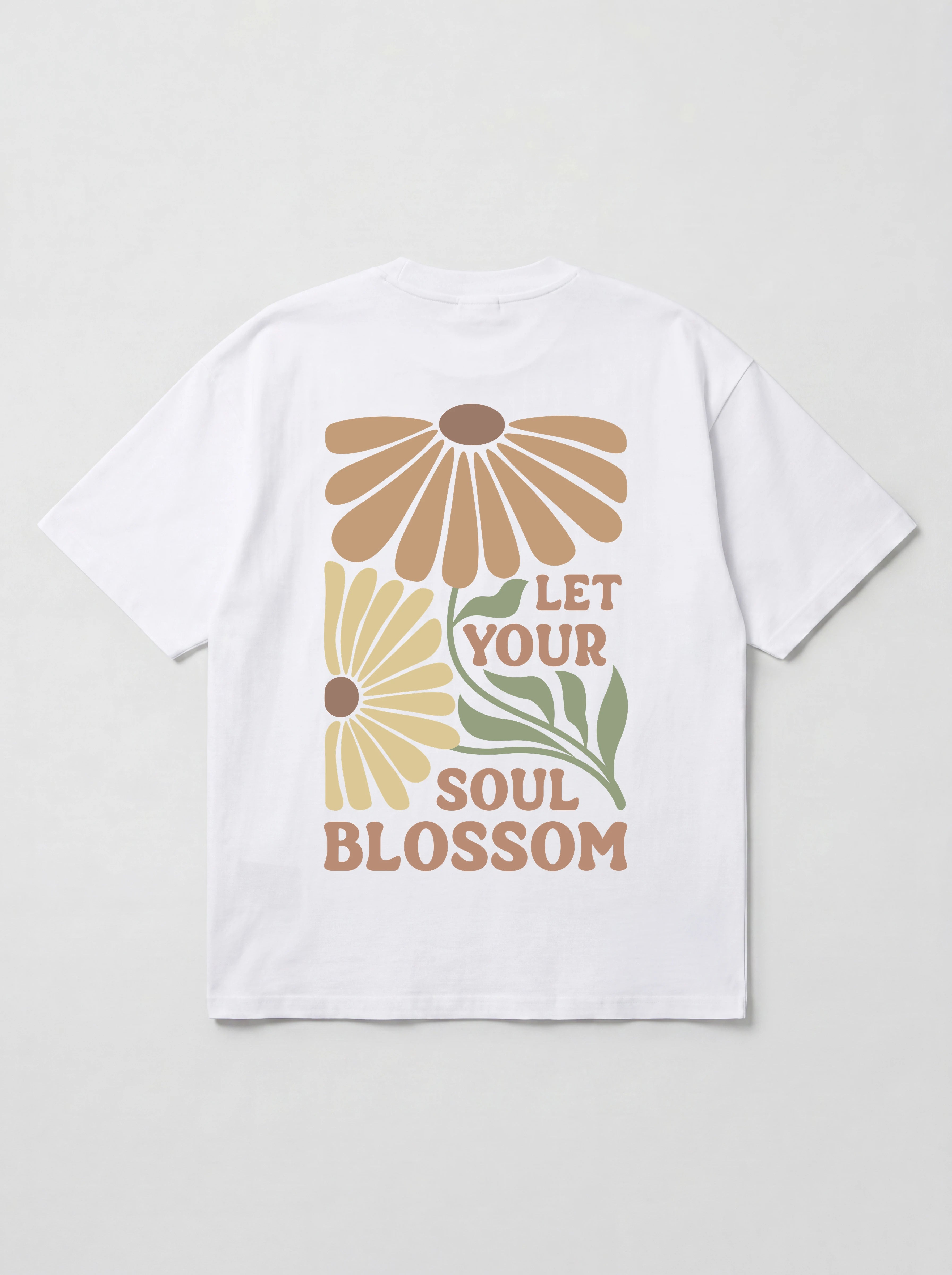 LET YOUR SOUL BLOSSOM - OVERSIZED SHIRT BACKPRINT
