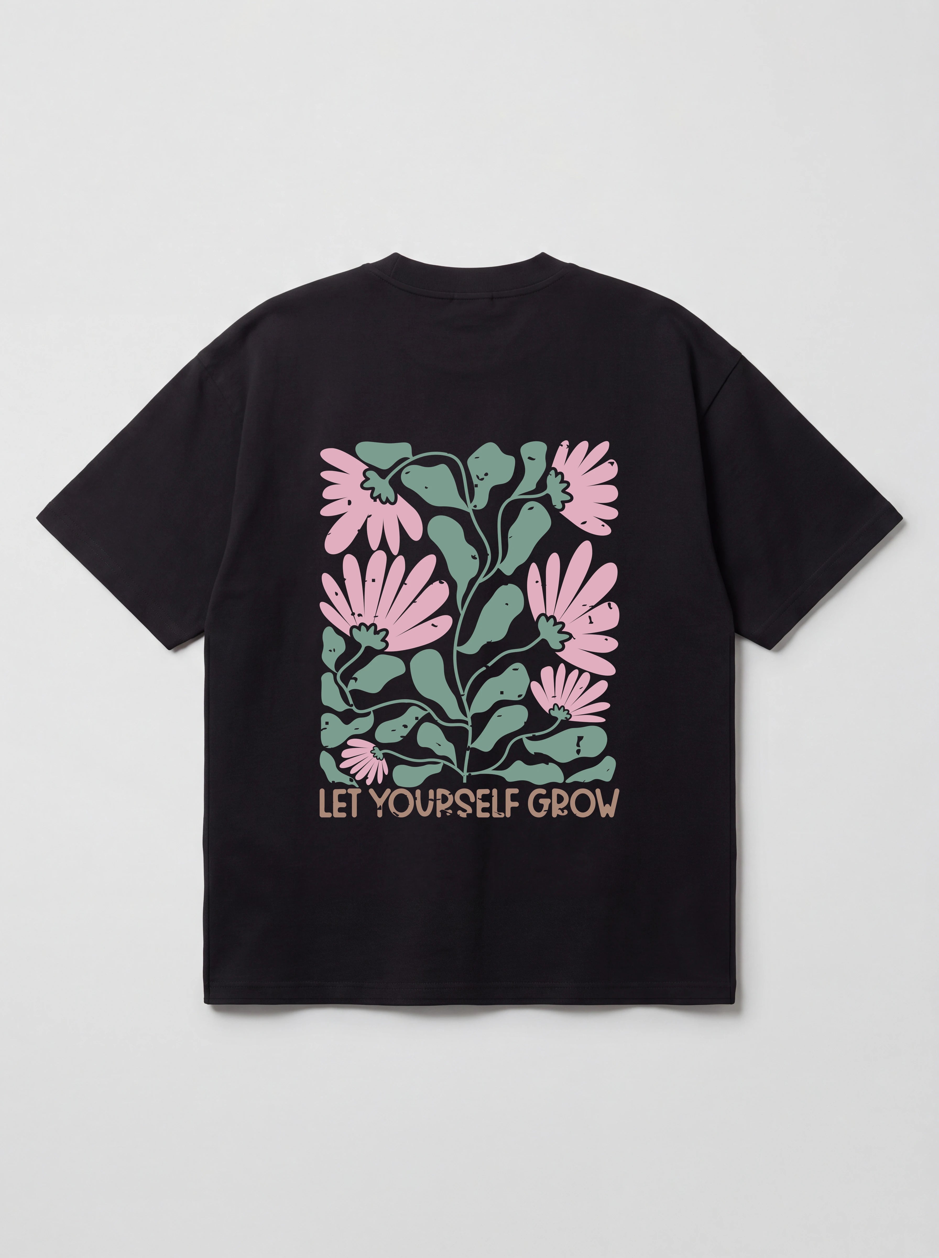 LET YOURSELF GROW - OVERSIZED SHIRT BACKPRINT