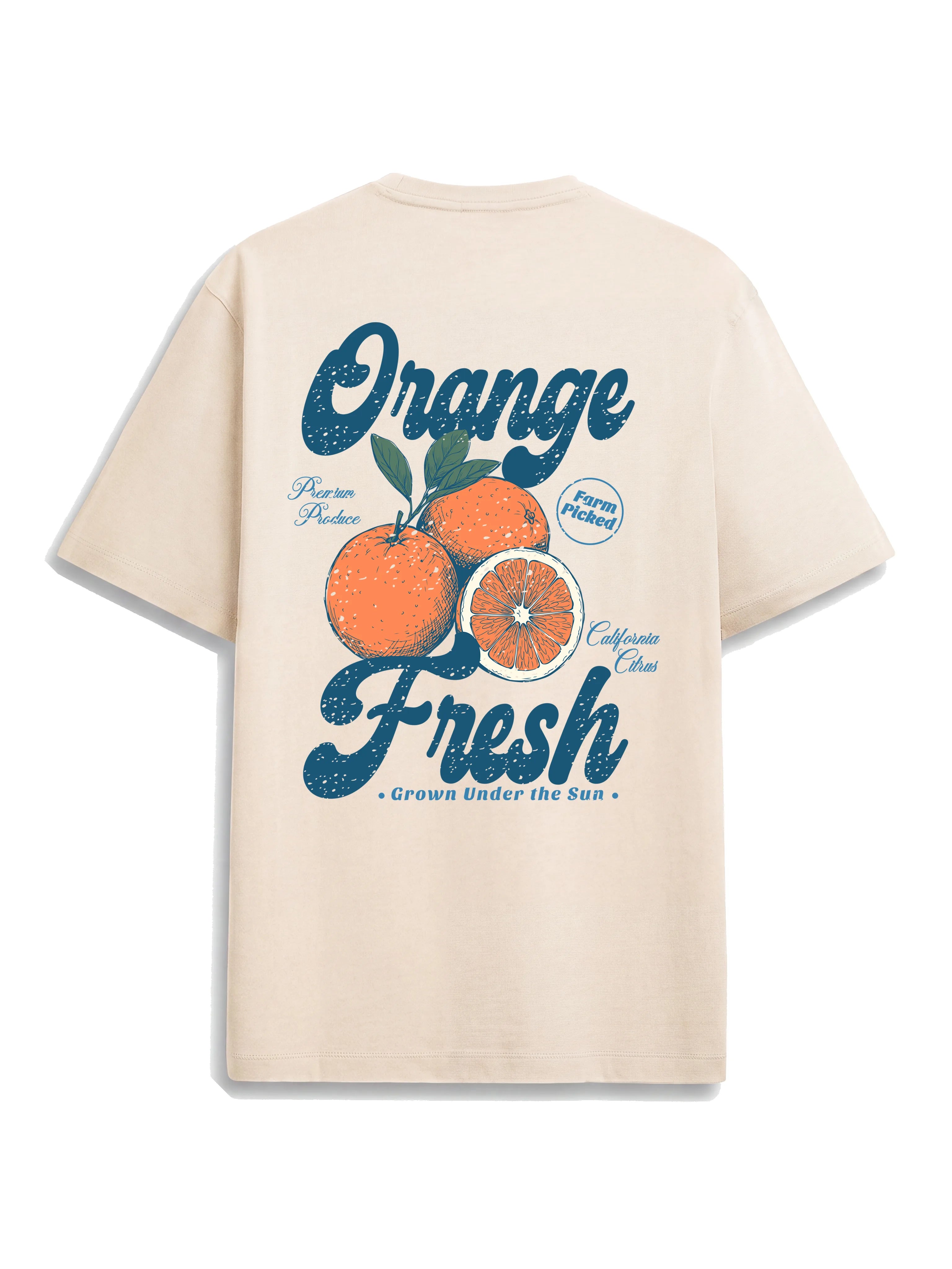 Orange Fresh Oversized Shirt
