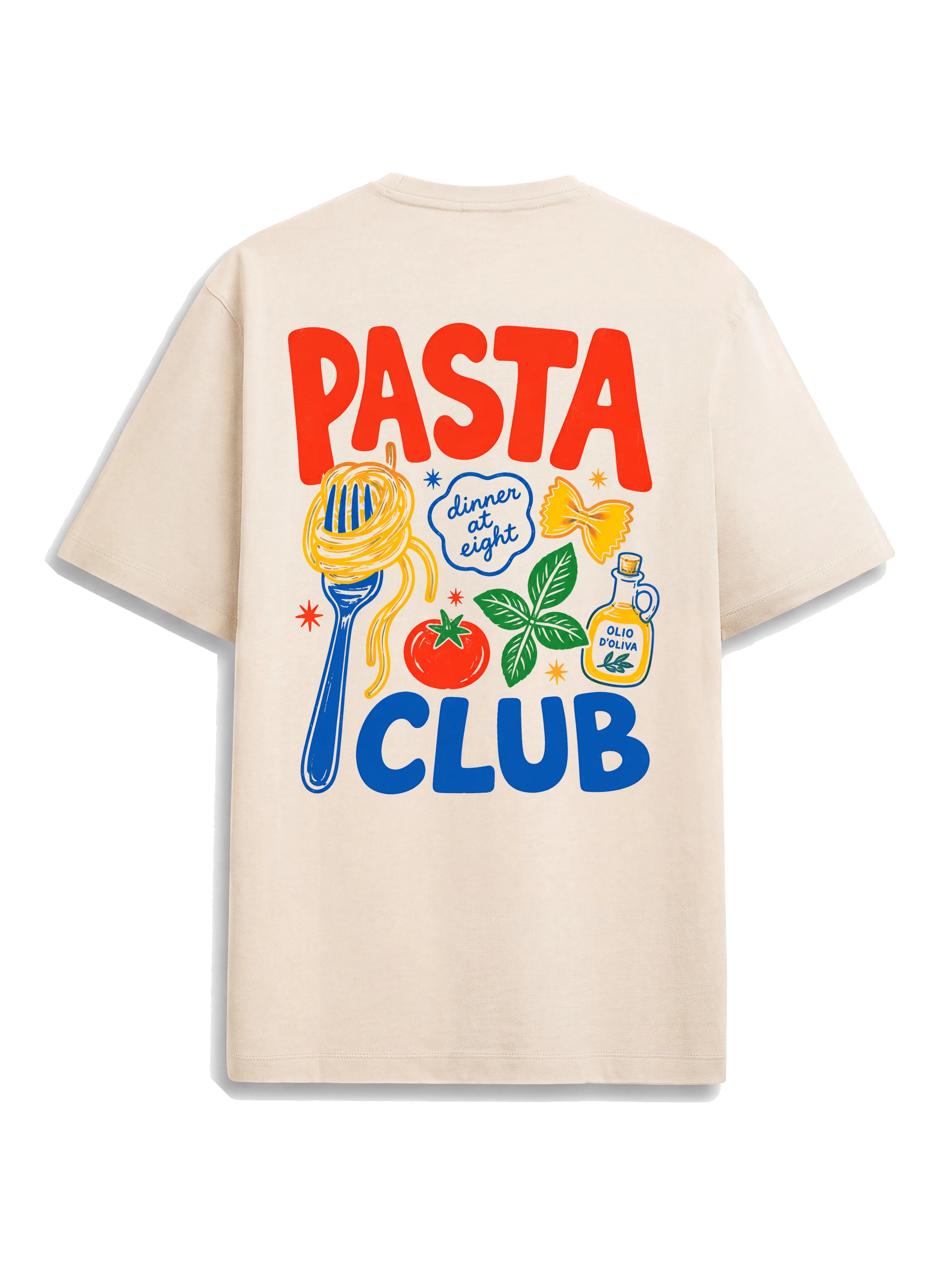 Pasta Club Oversized Shirt