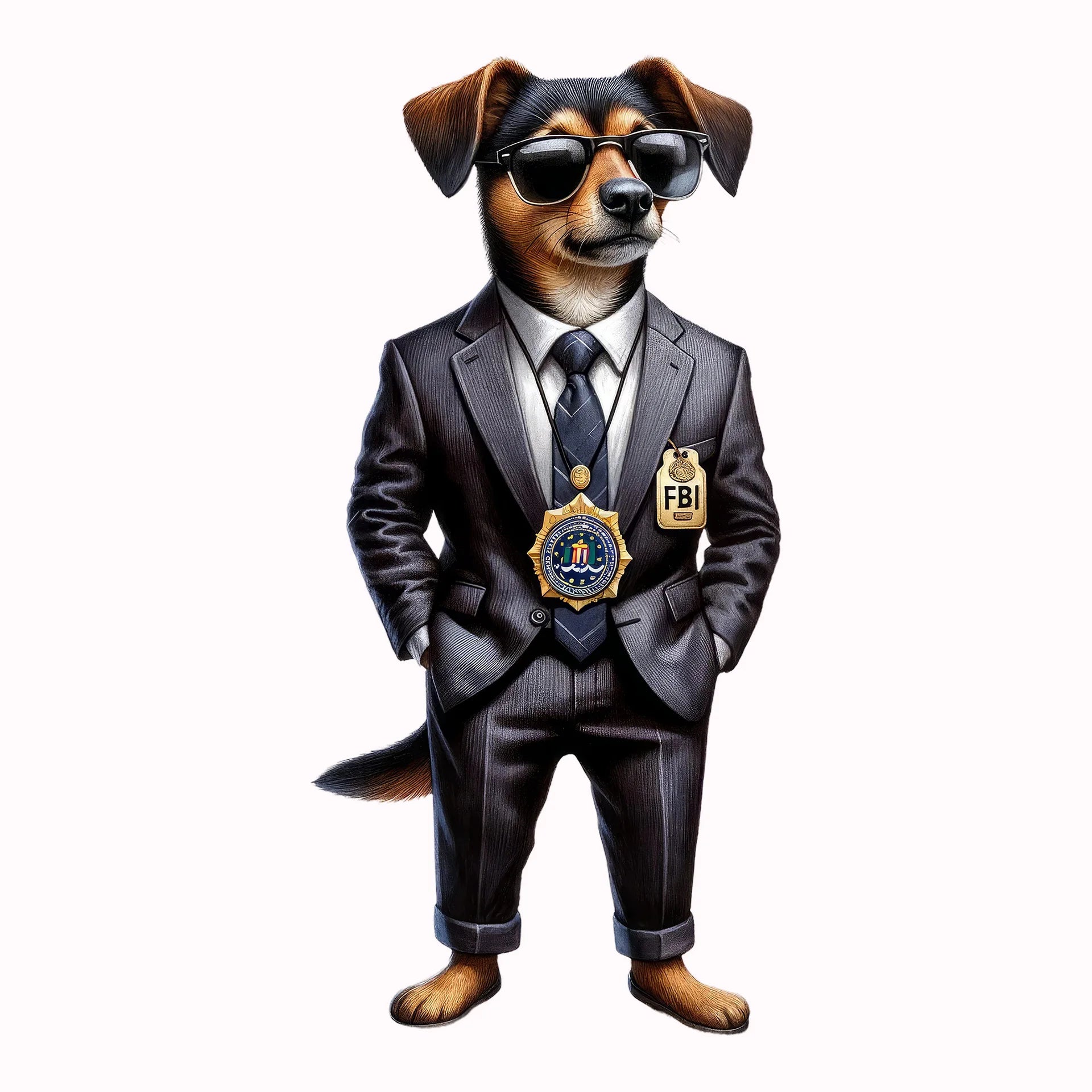 Permanent Sticker Agent Wuff