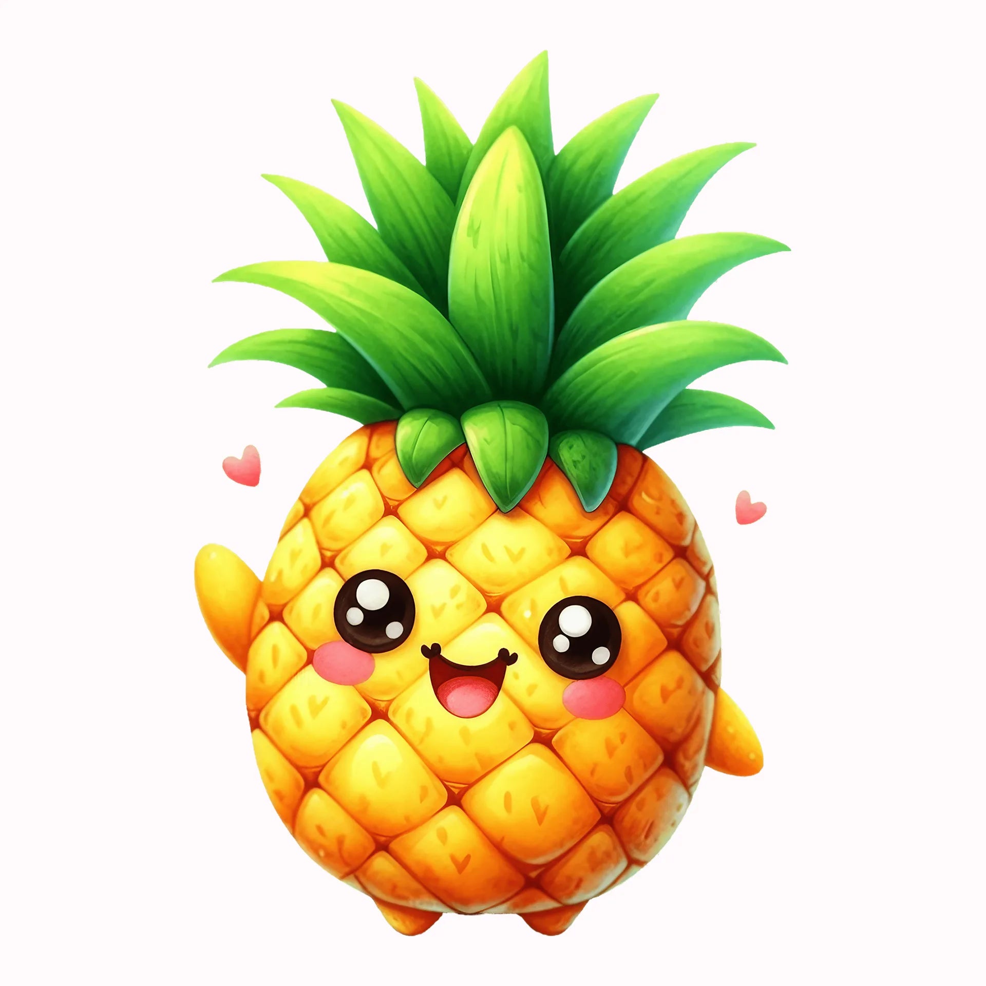 Permanent Sticker Ananas Fruchtzauber Pina