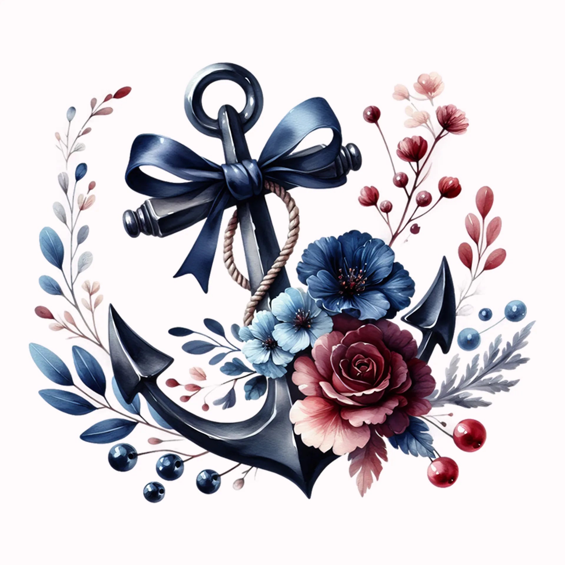Permanent Sticker Anker der Liebe
