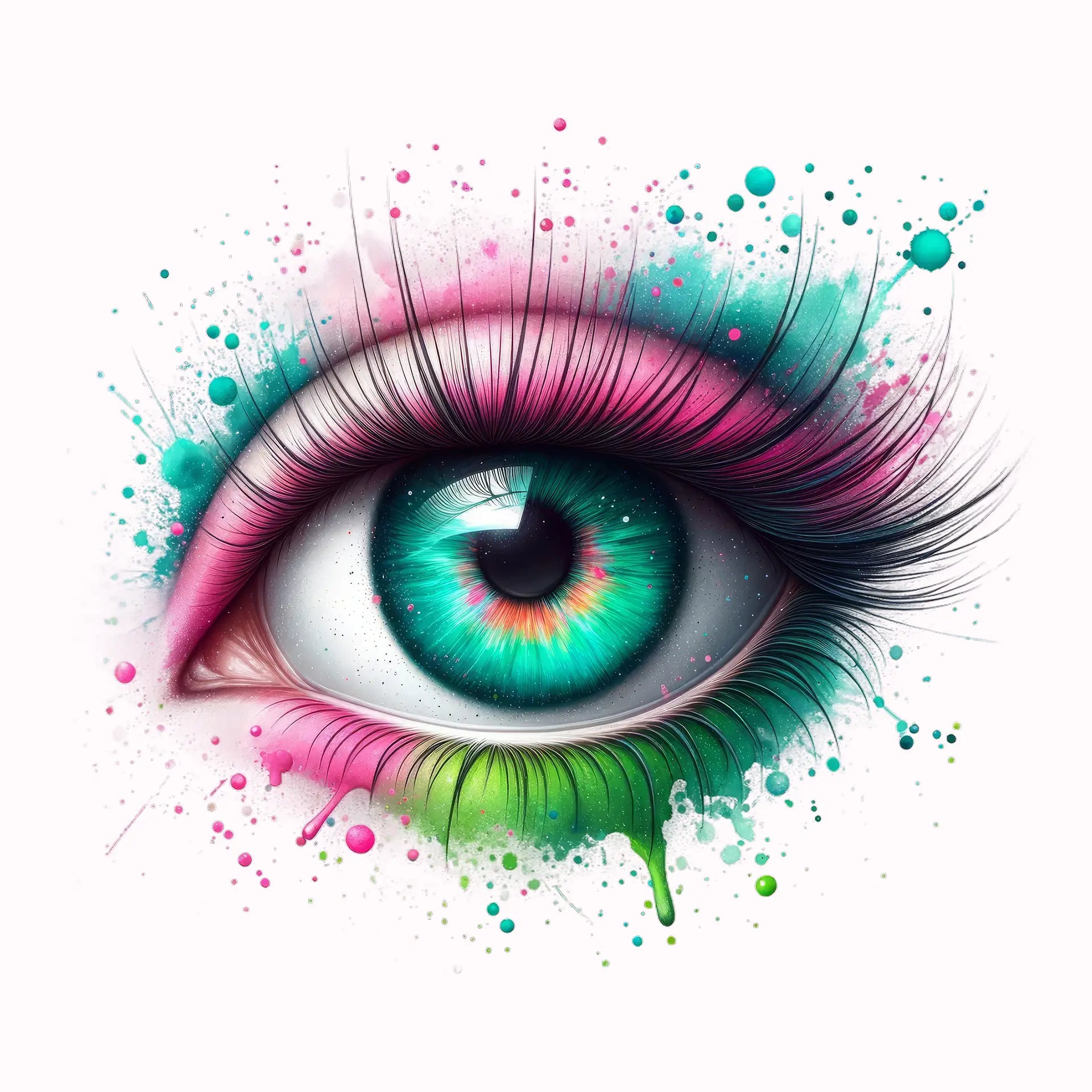 Permanent Sticker Auge der Fantasie