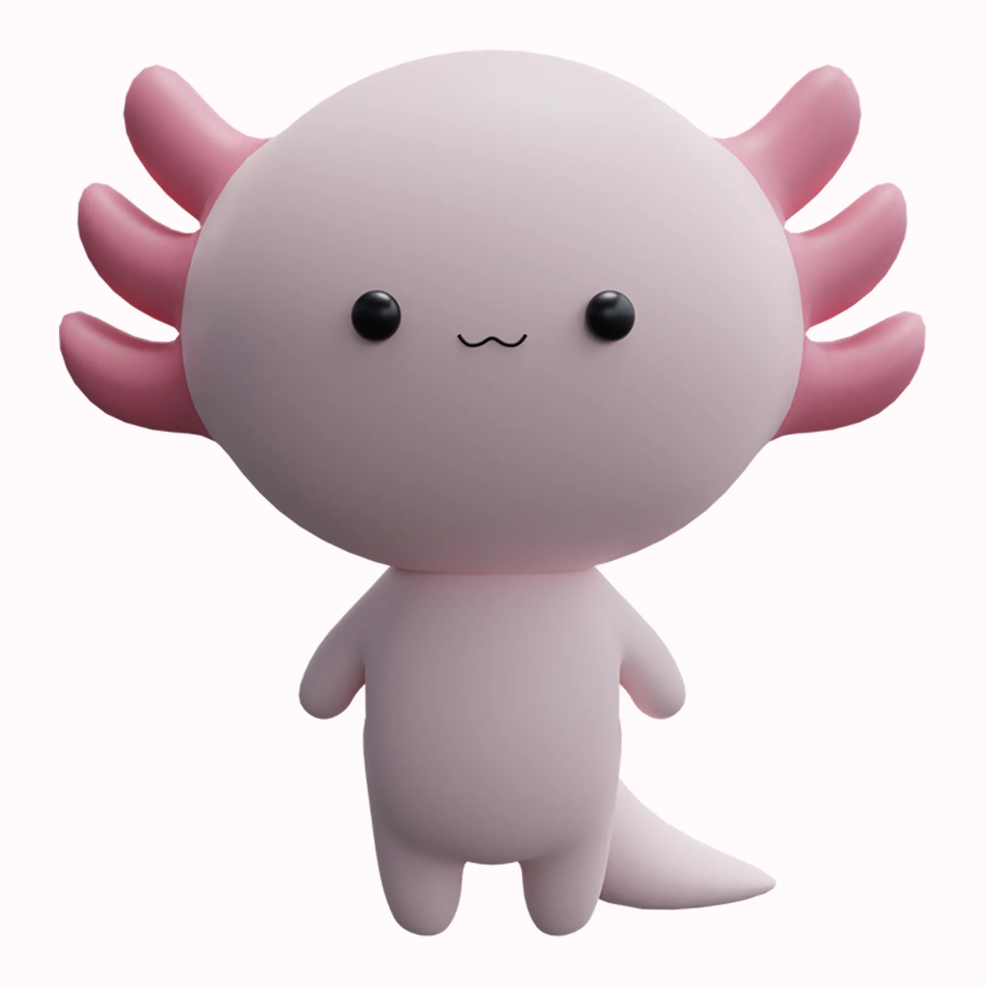Permanent Sticker Axolotl Rosa