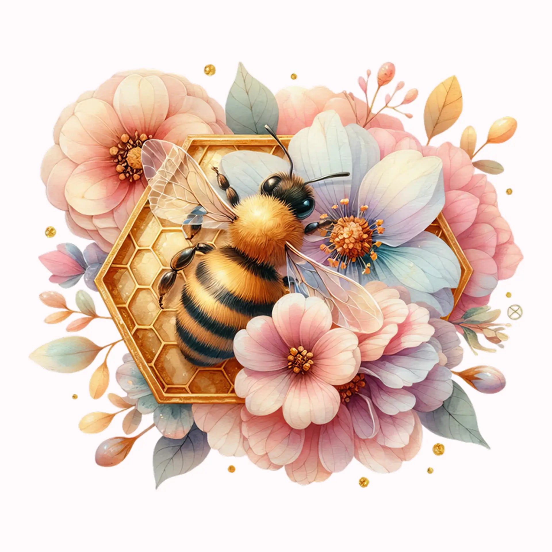 Permanent Sticker Biene Biene Kleine Honigseele