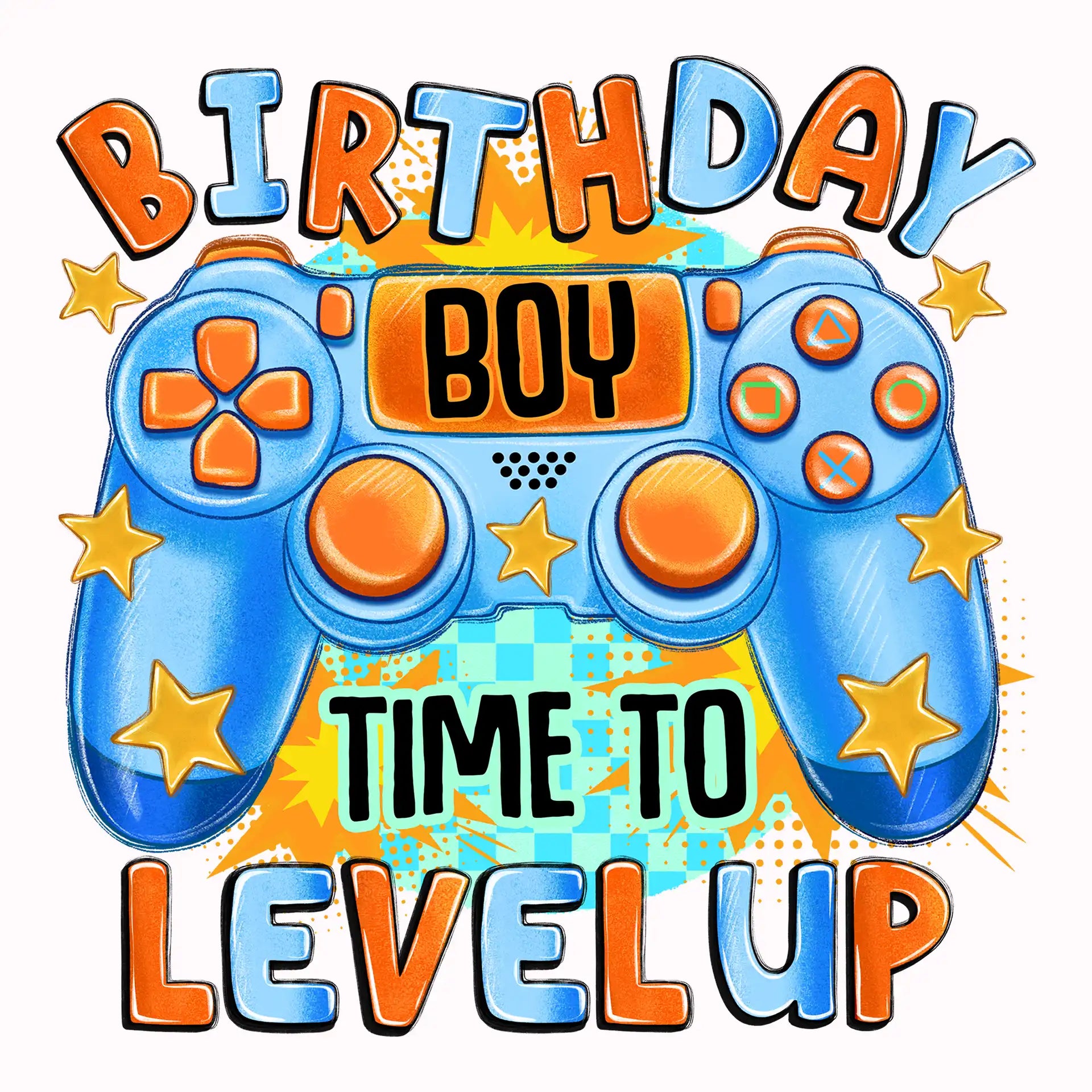 Permanent Sticker Birthday Boy Controller