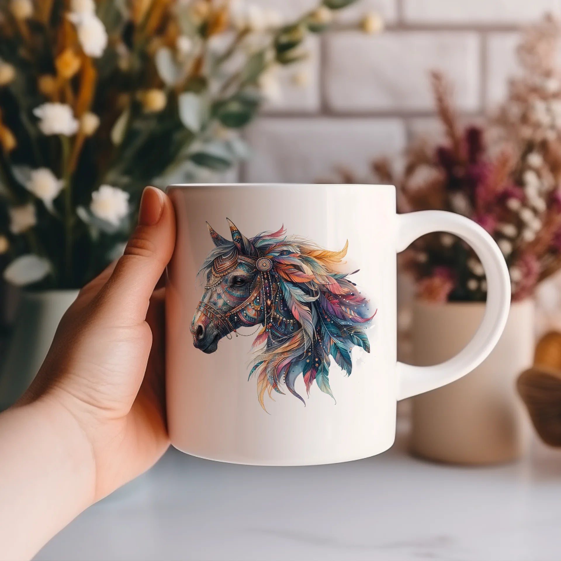 Permanent Sticker Boho Pferd Mystic Dream