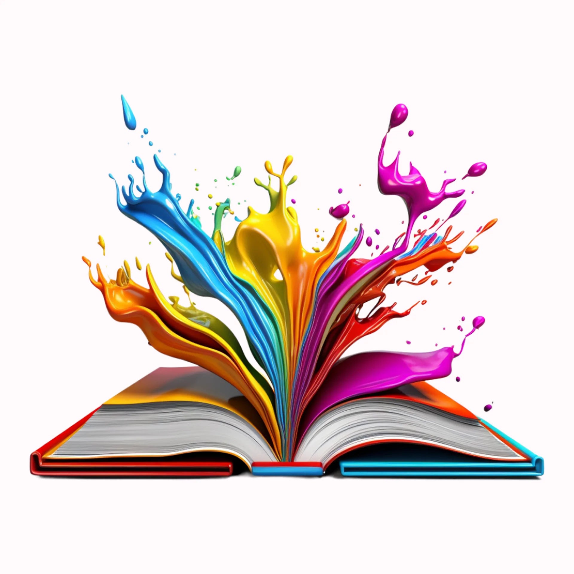 Permanent Sticker Buch Splash