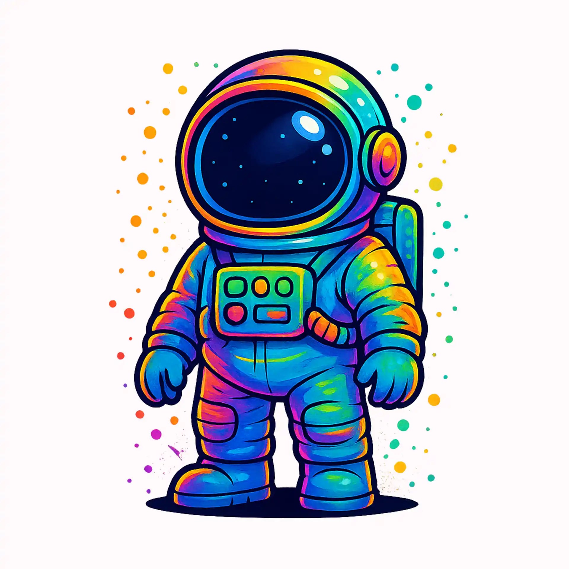 Permanent Sticker Kosmonaut