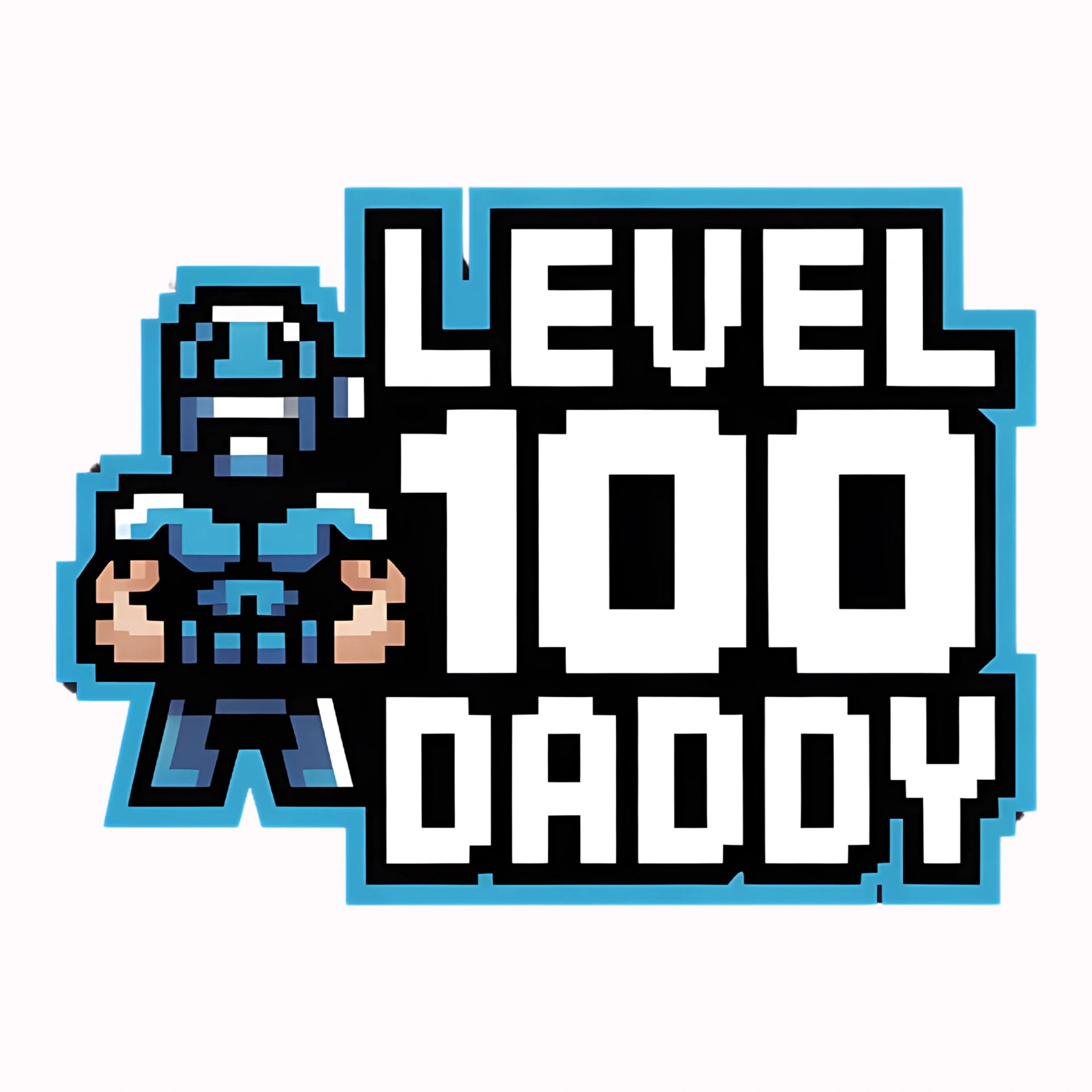 Permanent Sticker Daddy Level 100
