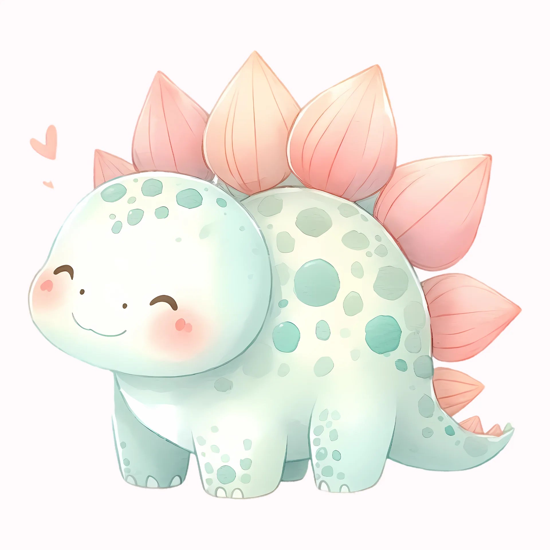 Permanent Sticker Dino Blütenstegosaurus