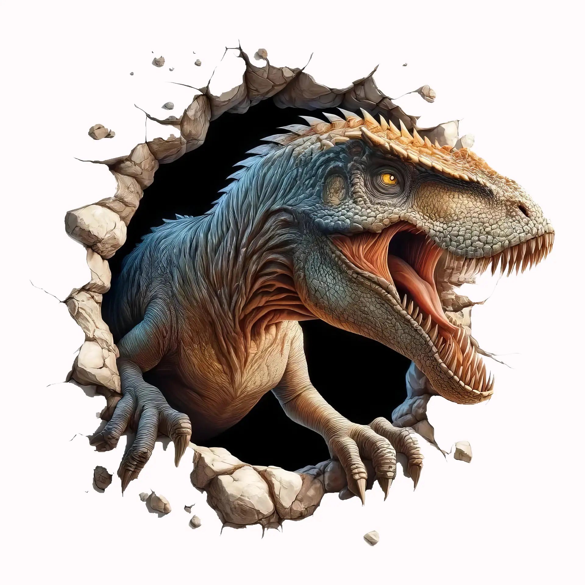 Permanent Sticker Dino Steinbrecher T-Rex