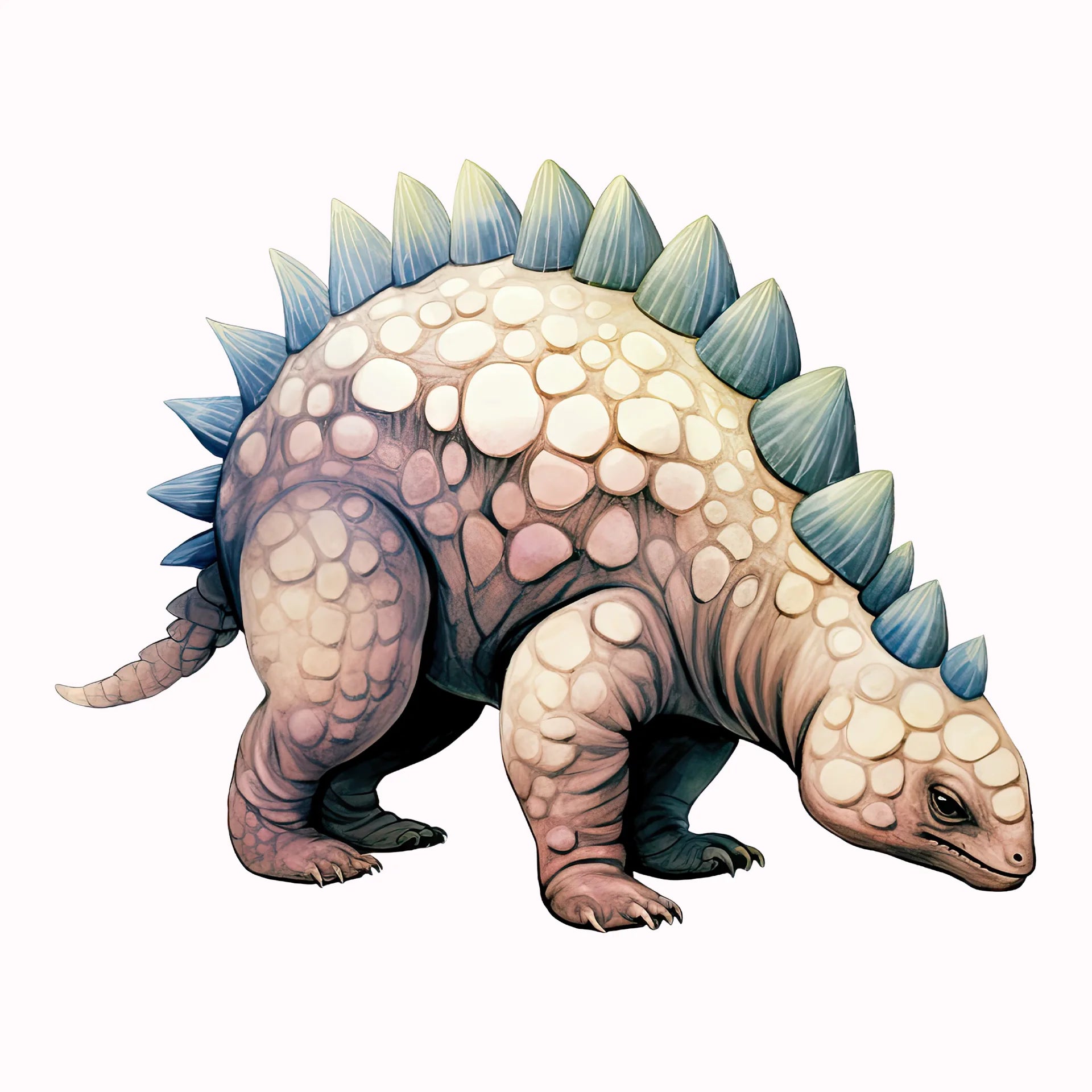 Permanent Sticker Dinosaurier Stegosaurus