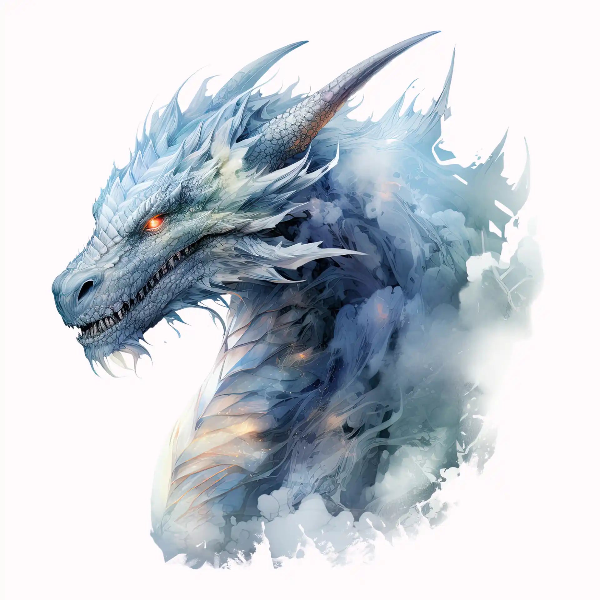 Permanent Sticker Drache Egon