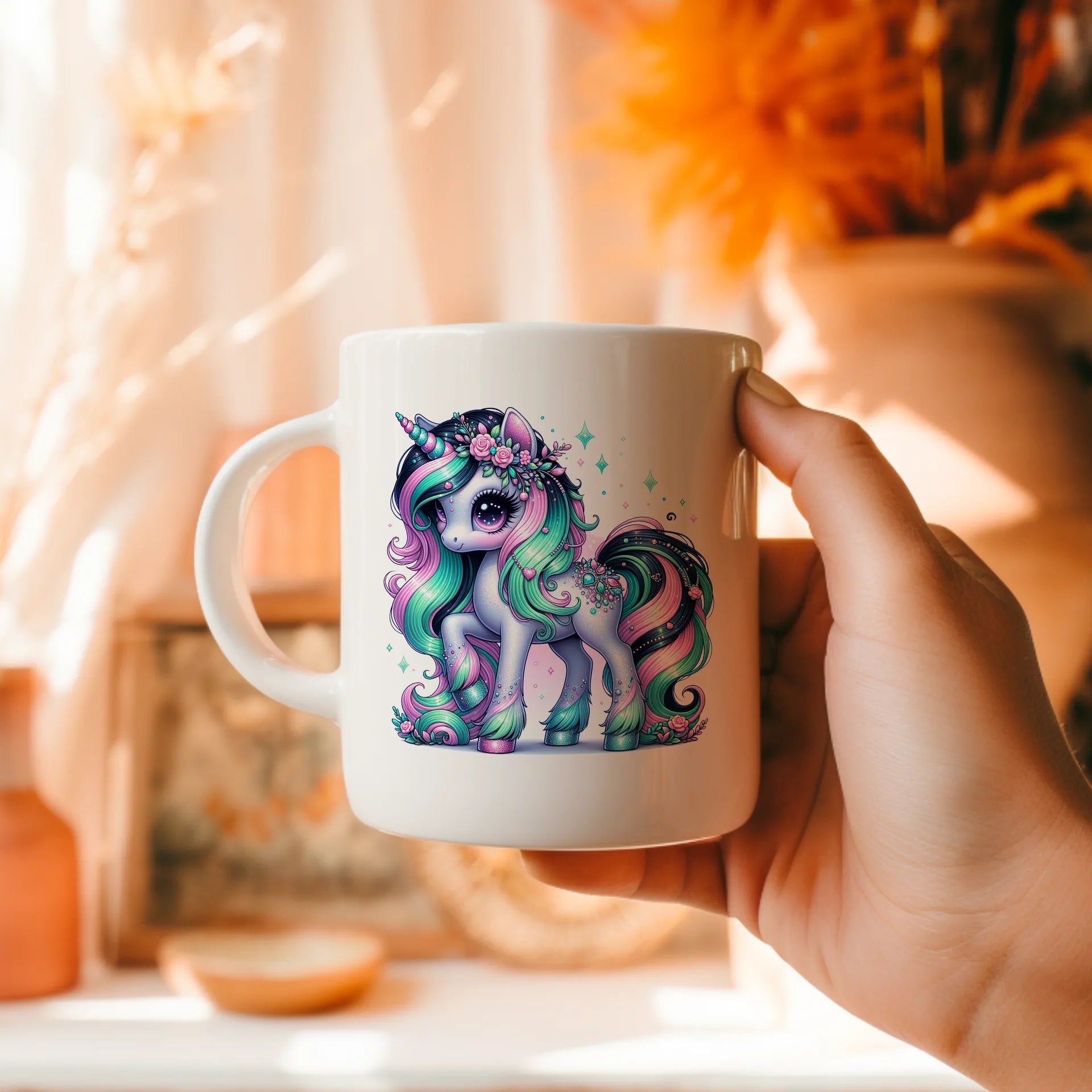 Permanent Sticker Einhorn Celestia Funkellicht