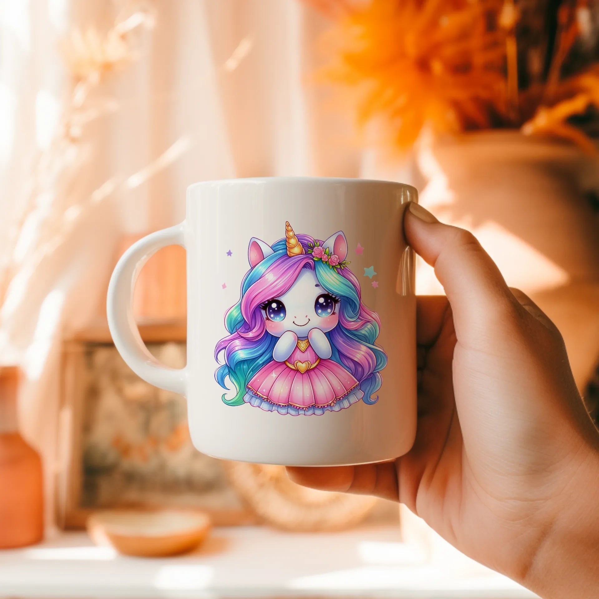Permanent Sticker Einhorn Joy Glitzerträumchen