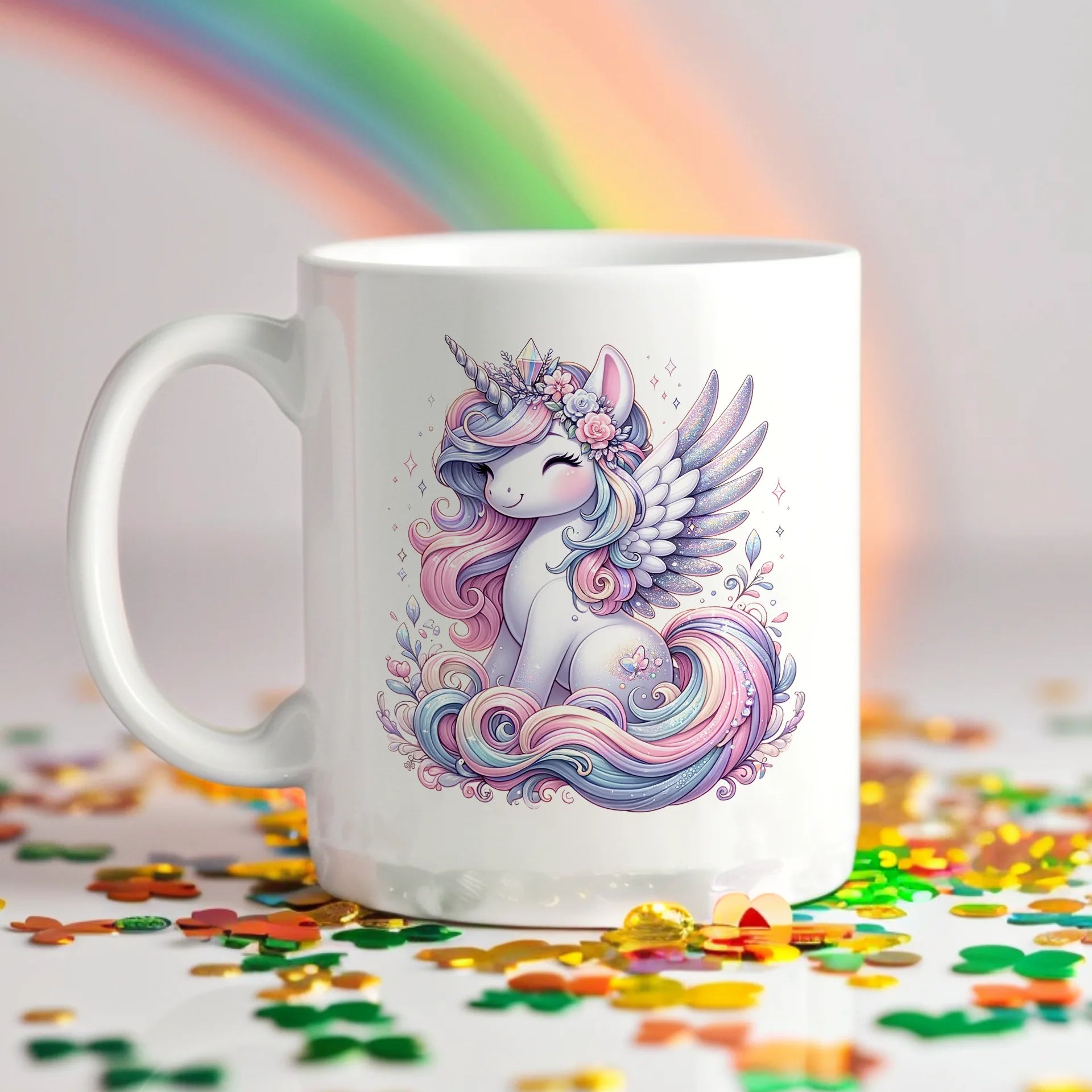 Permanent Sticker Einhorn Mirabella Funkelschweif