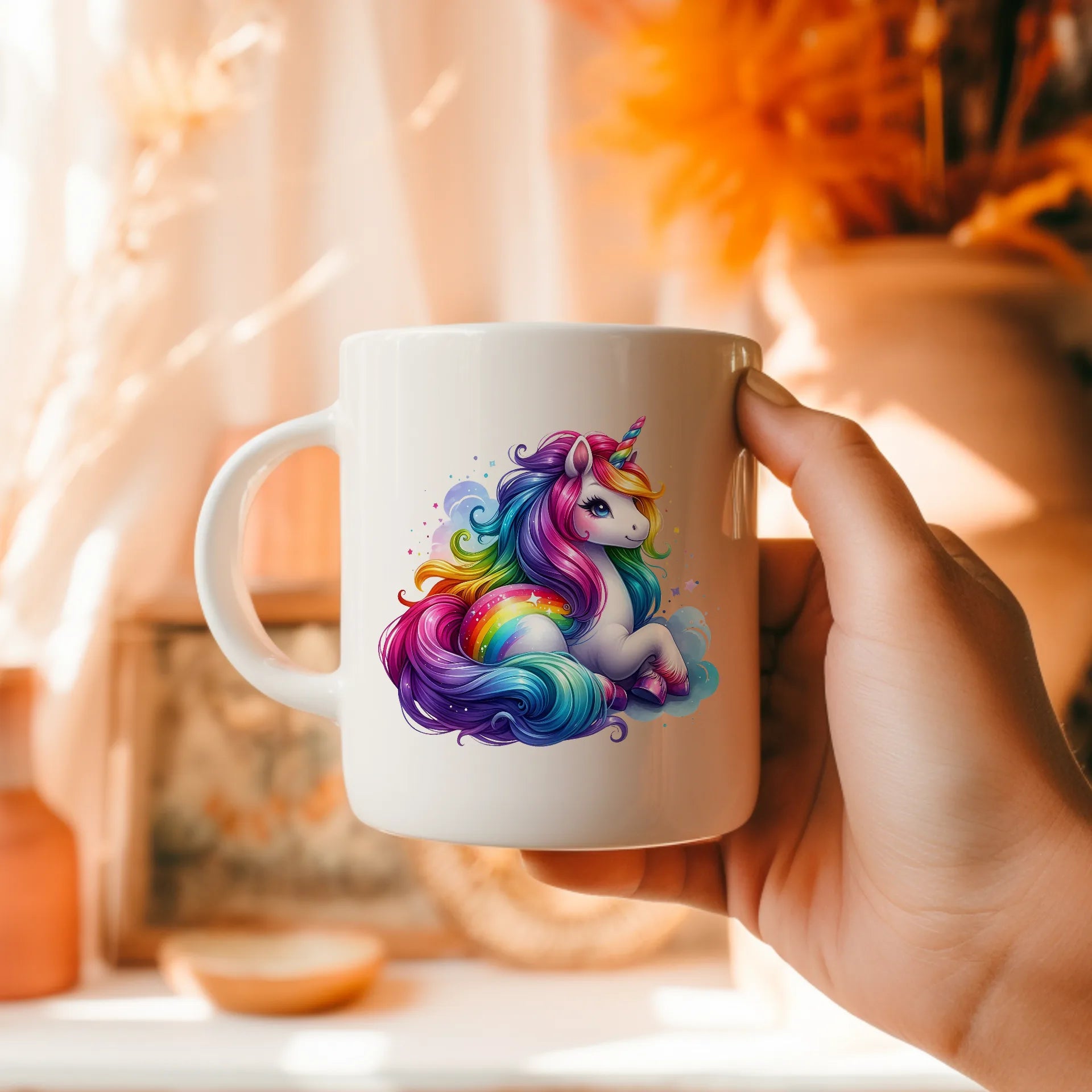 Permanent Sticker Einhorn Nia Buntmagie
