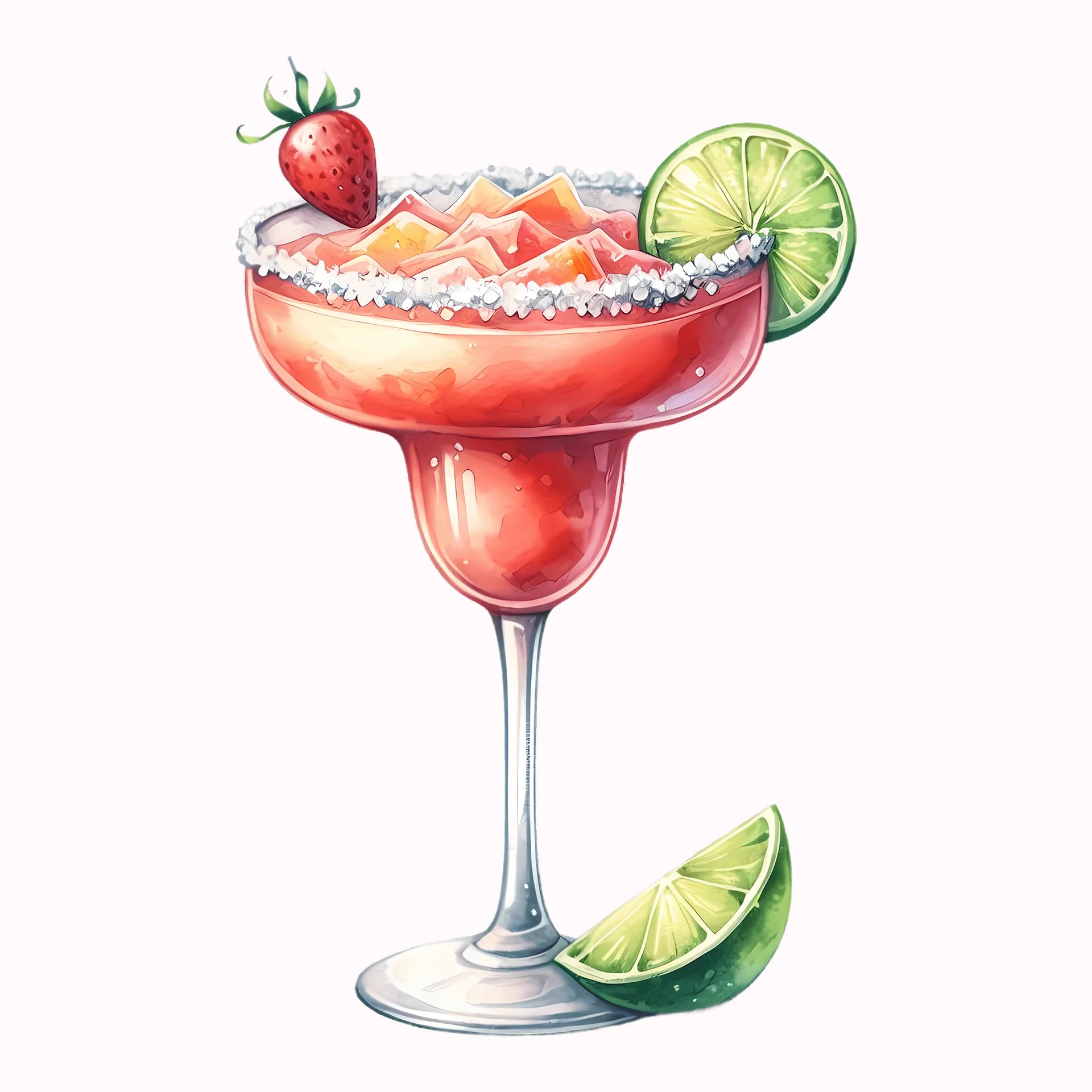 Permanent Sticker Erdbeerträumchen Margarita