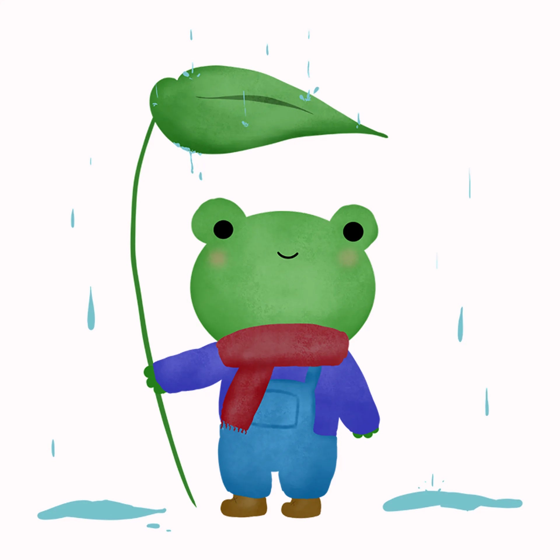 Permanent Sticker Frosch Karl