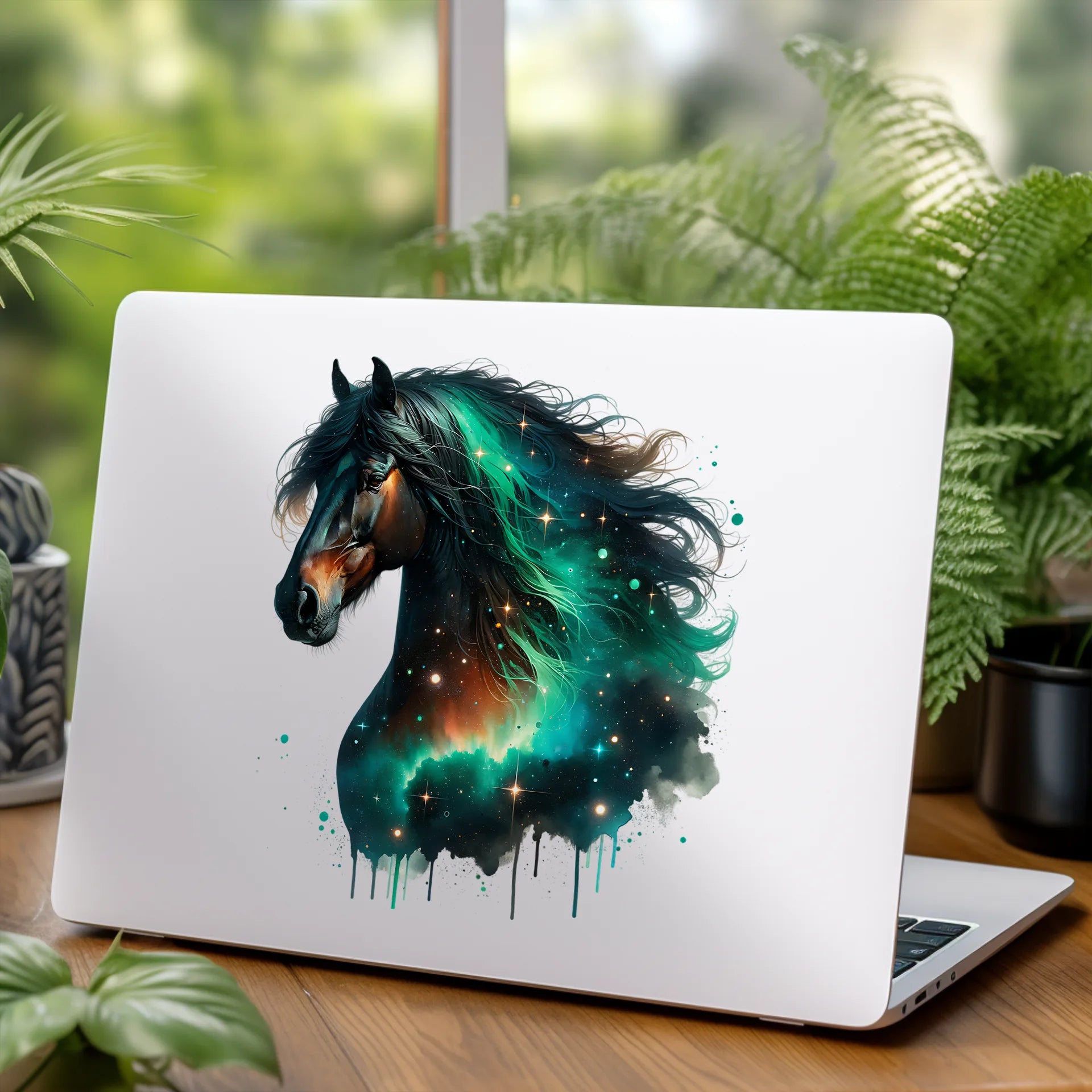 Permanent Sticker Galaxie Pferd Greenlight