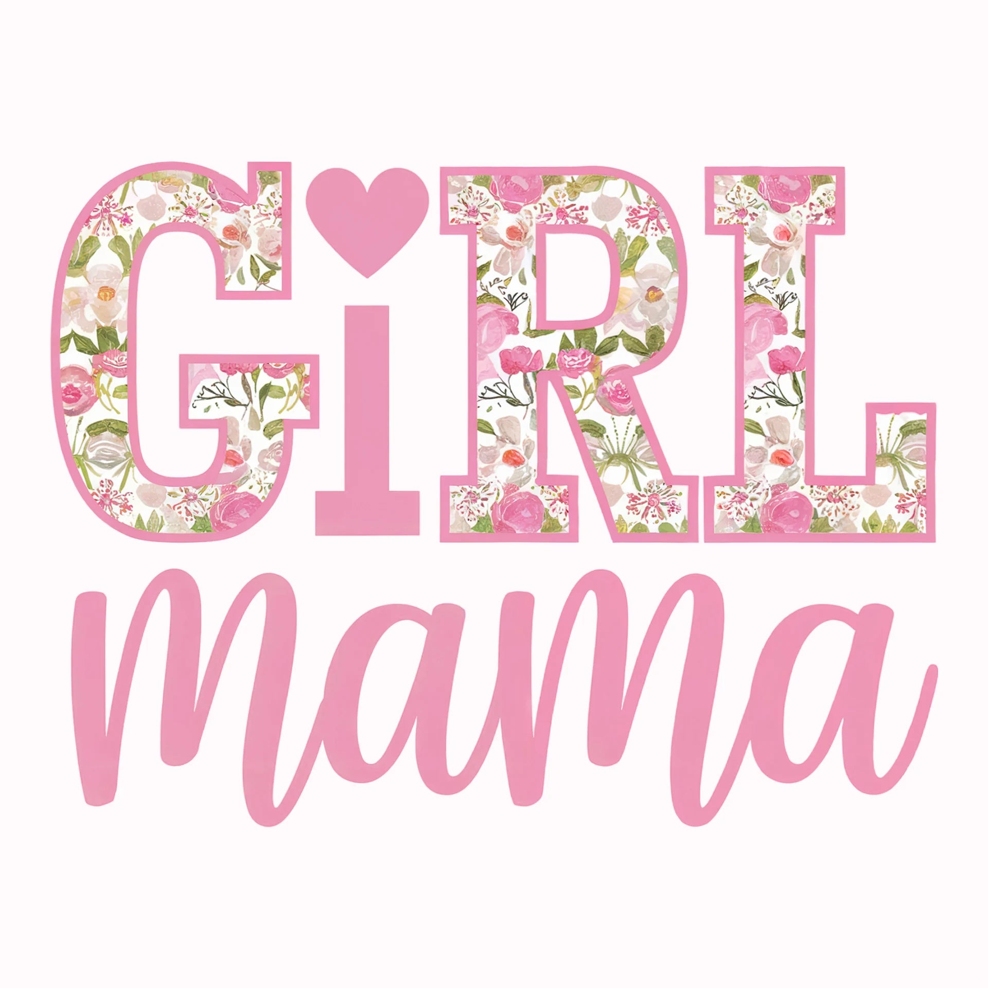Permanent Sticker Girl Mama