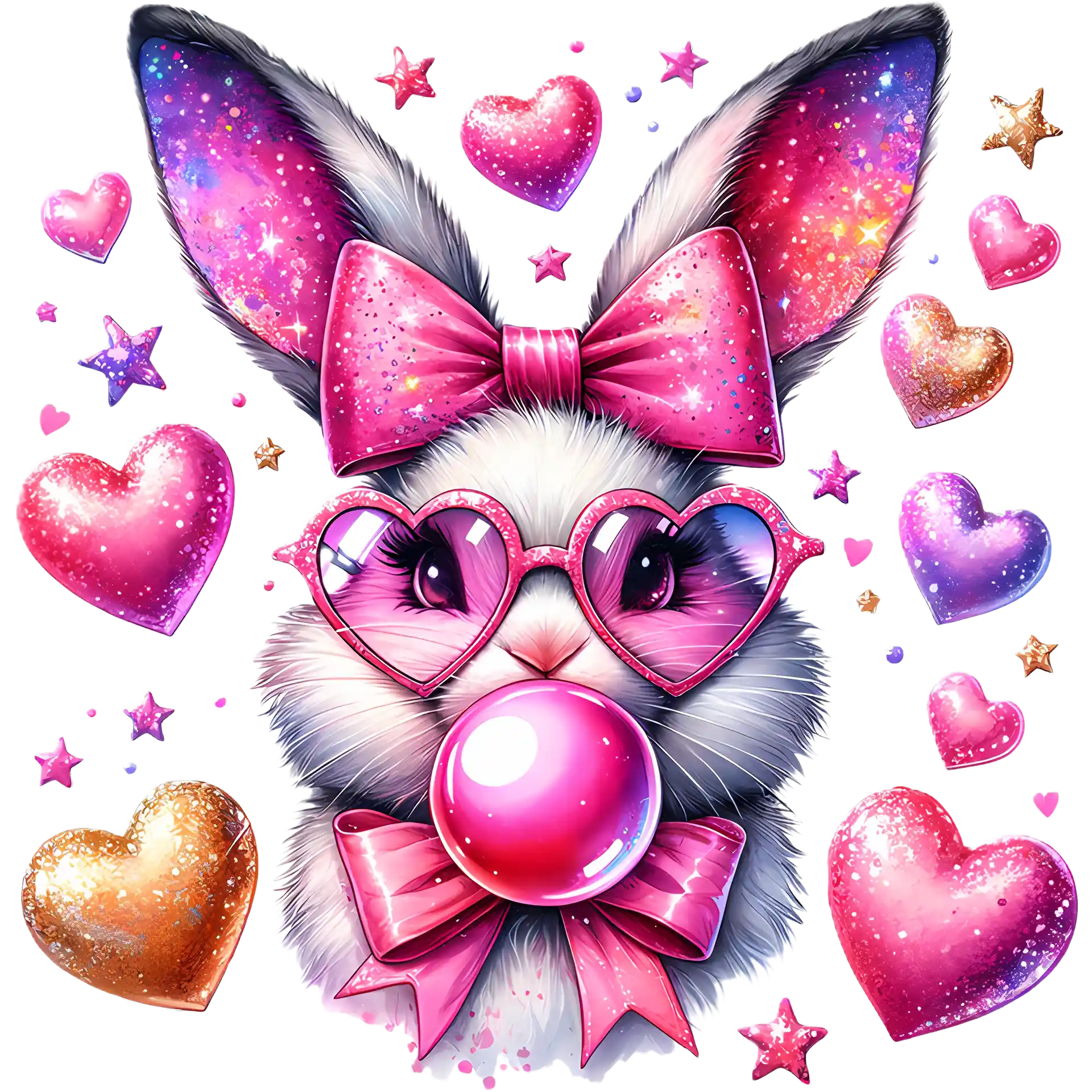 Permanent Sticker Hase Zuckerschnute