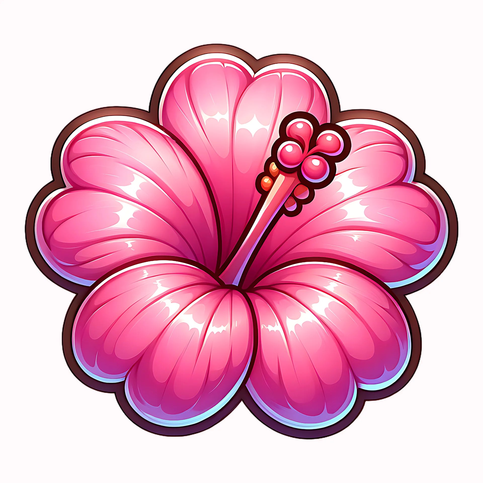 Permanent Sticker Hibiskus Dream