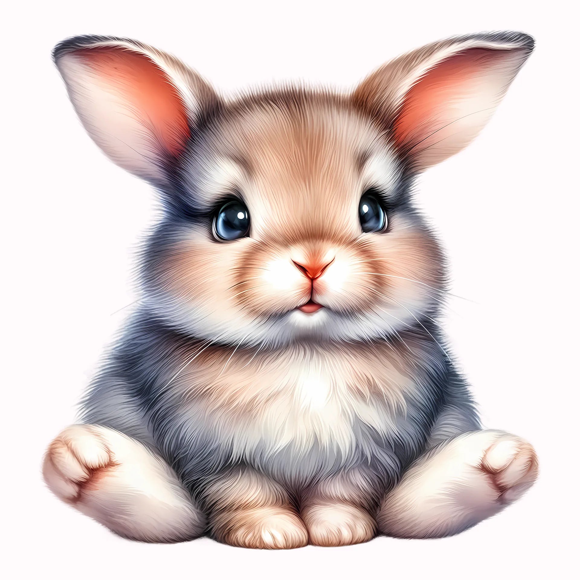 Permanent Sticker Hoppelhase Flauschtraum