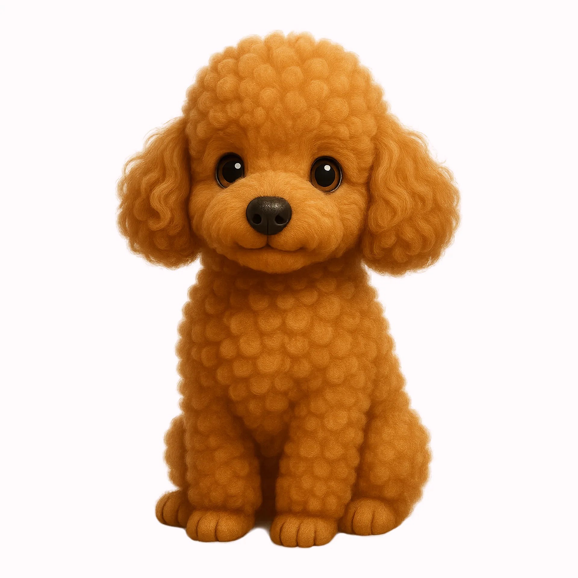Permanent Sticker Hund Apricot Pudel