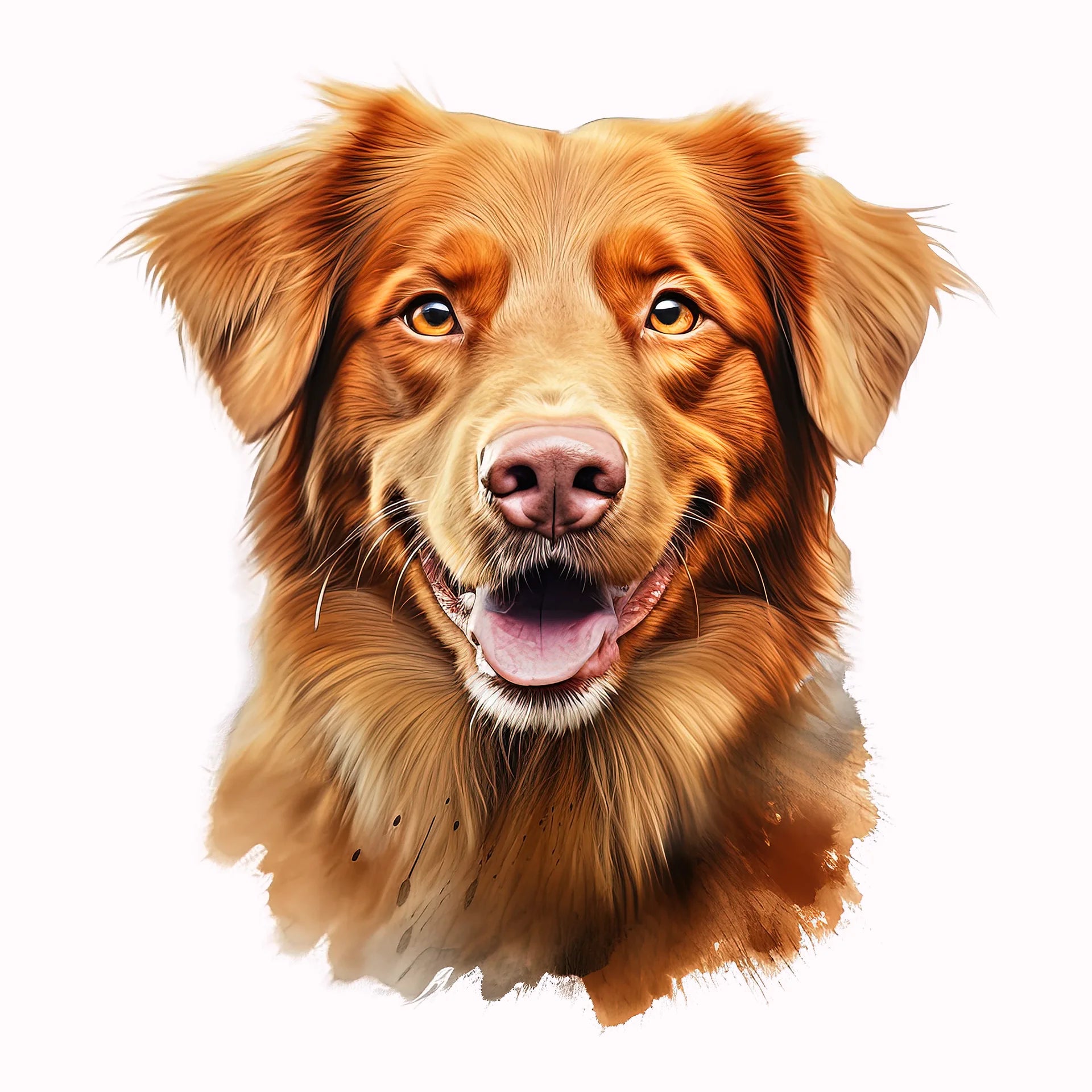 Permanent Sticker Nova Scotia Duck Tolling Retriever