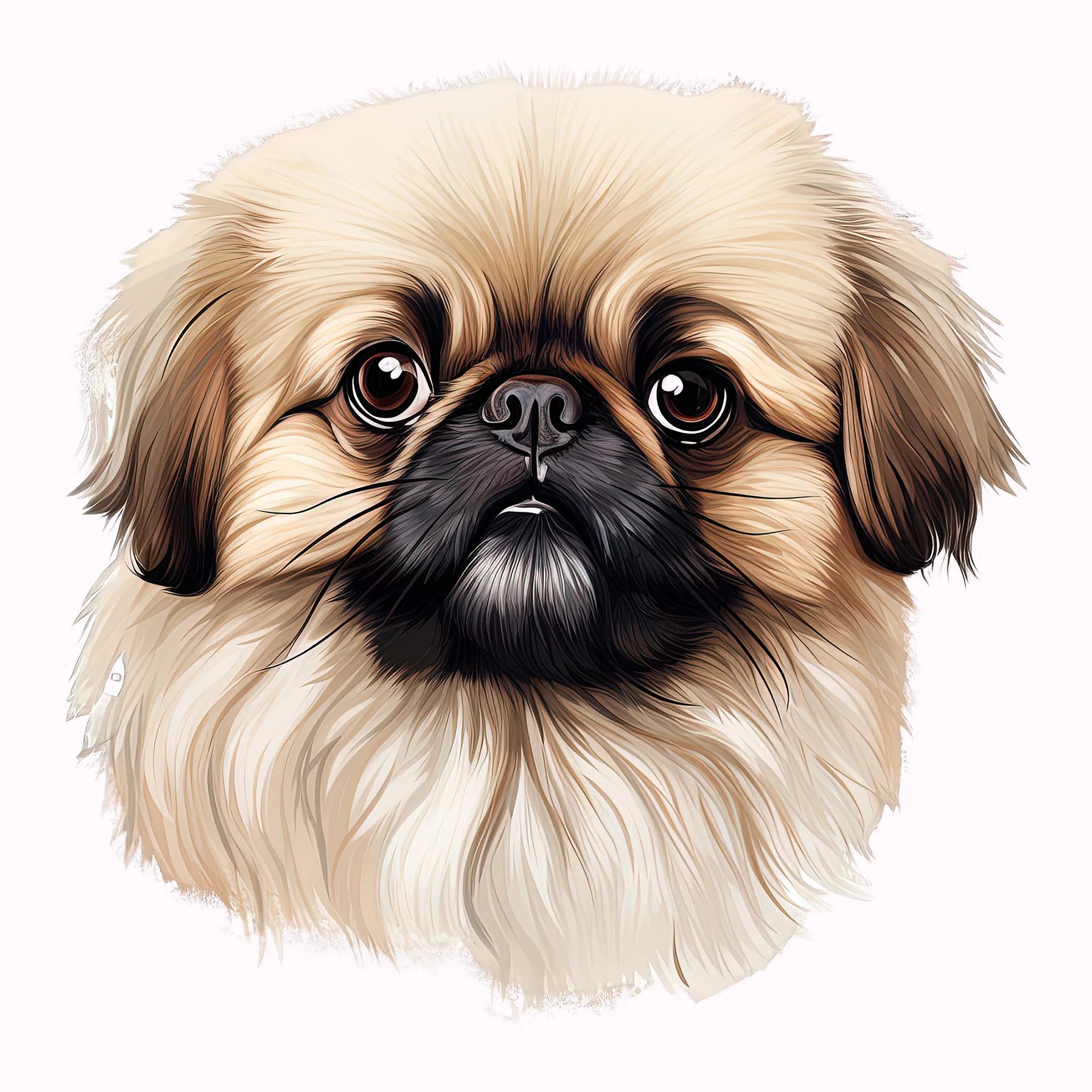 Permanent Sticker Pekinese