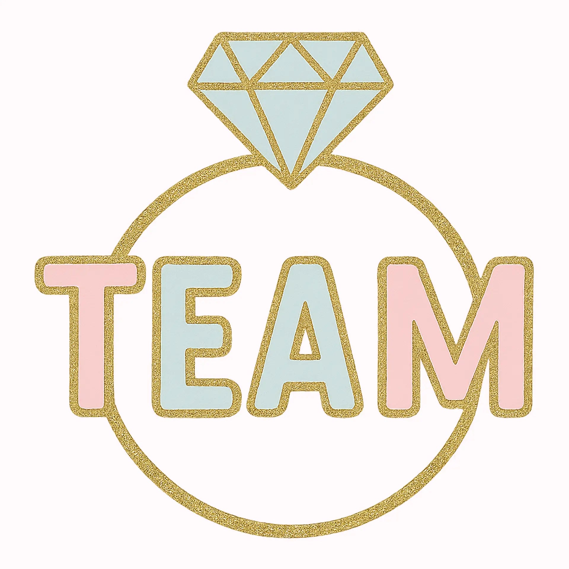 Permanent Sticker Junggesellenabschied Team